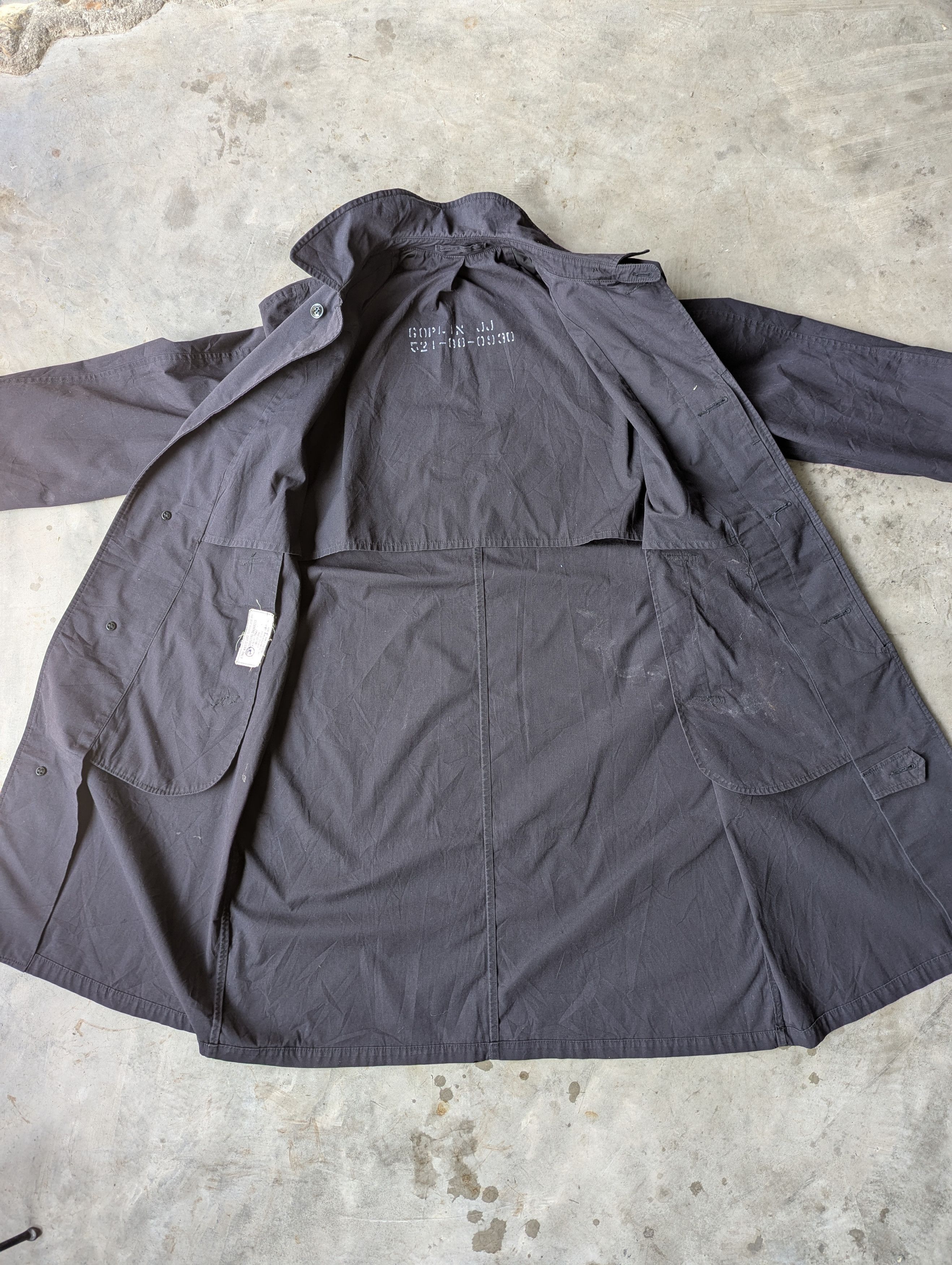 Vintage 🔥FREE SHIPPING🔥Vintage 1973 US NAVY Raincoat DSA100-73 Size US S / EU 44-46 / 1 - 4 Thumbnail
