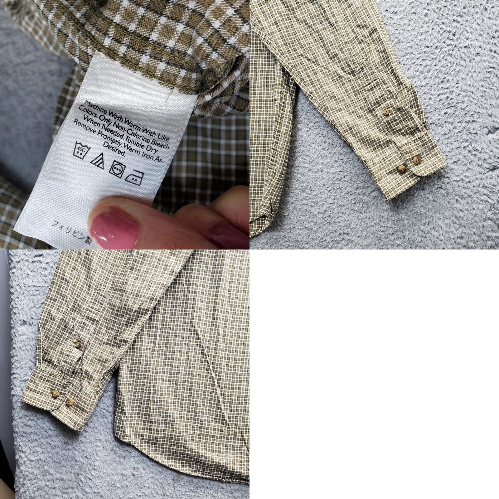 Eddie Bauer Eddie Bauer Flannel Shirt Mens XLT Multi Check Long Sleeve Collared Button-Down: Mens Size XLT: Multicolor Check Flannel Shirt Size US XL / EU 56 / 4 - 8 Thumbnail