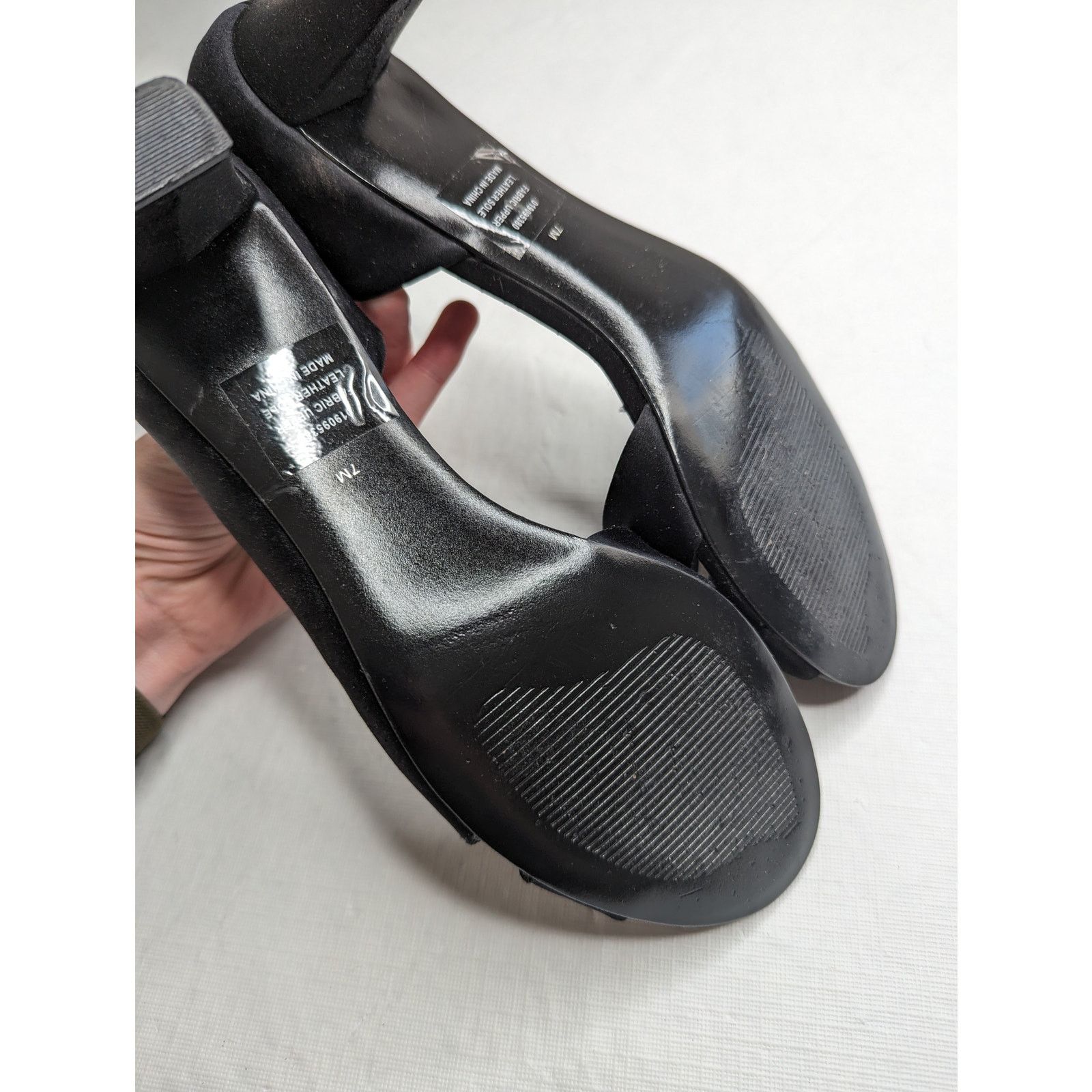 Coldwater Creek Coldwater Creek Womens Sz 7 Black Satin Formal High Heels Size US 7 / IT 37 - 5 Thumbnail
