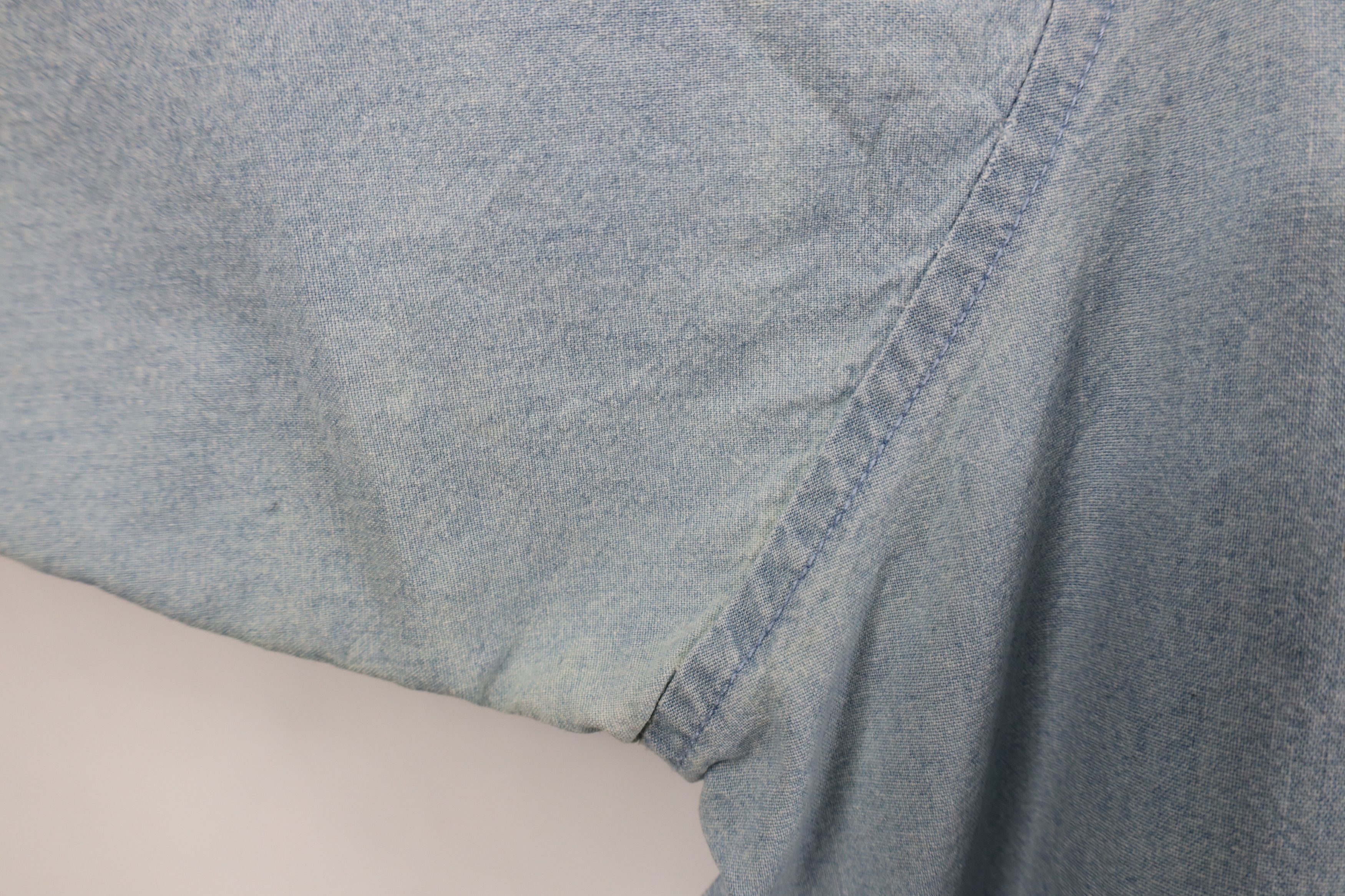 Vintage Vintage 90s Streetwear Cowboy Denim Snap Button Shirt Size US XXL / EU 58 / 5 - 6 Thumbnail