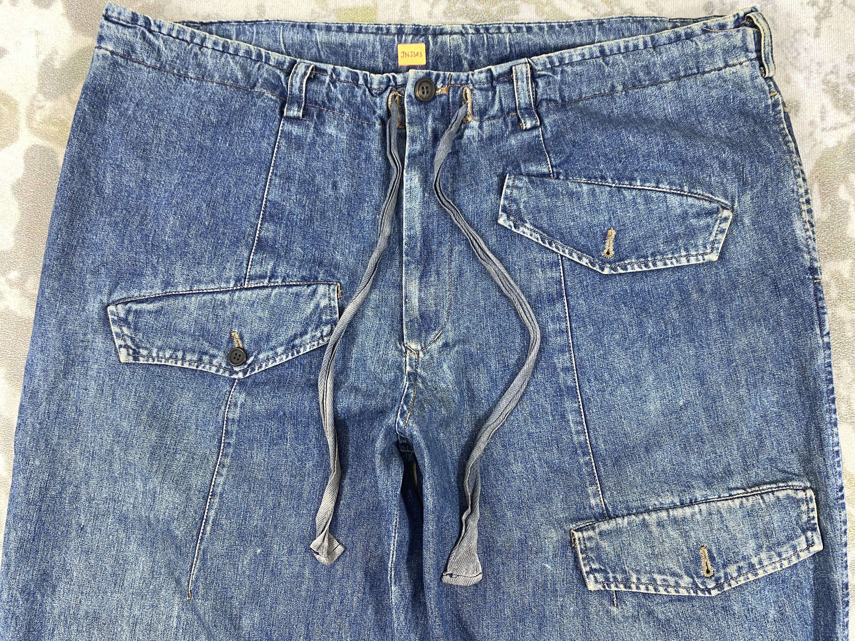 Yohji Yamamoto Vintage Y's for Men Yohji Yamamoto Jeans 44x31.5-JN3383 Size US 44 / EU 60 - 3 Thumbnail