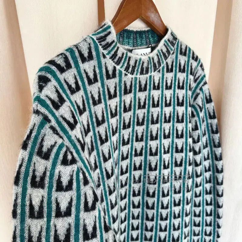 Lanvin Lanvin Green Wool Men's Pullover Sweater . Size US S / EU 44-46 / 1 - 5 Thumbnail