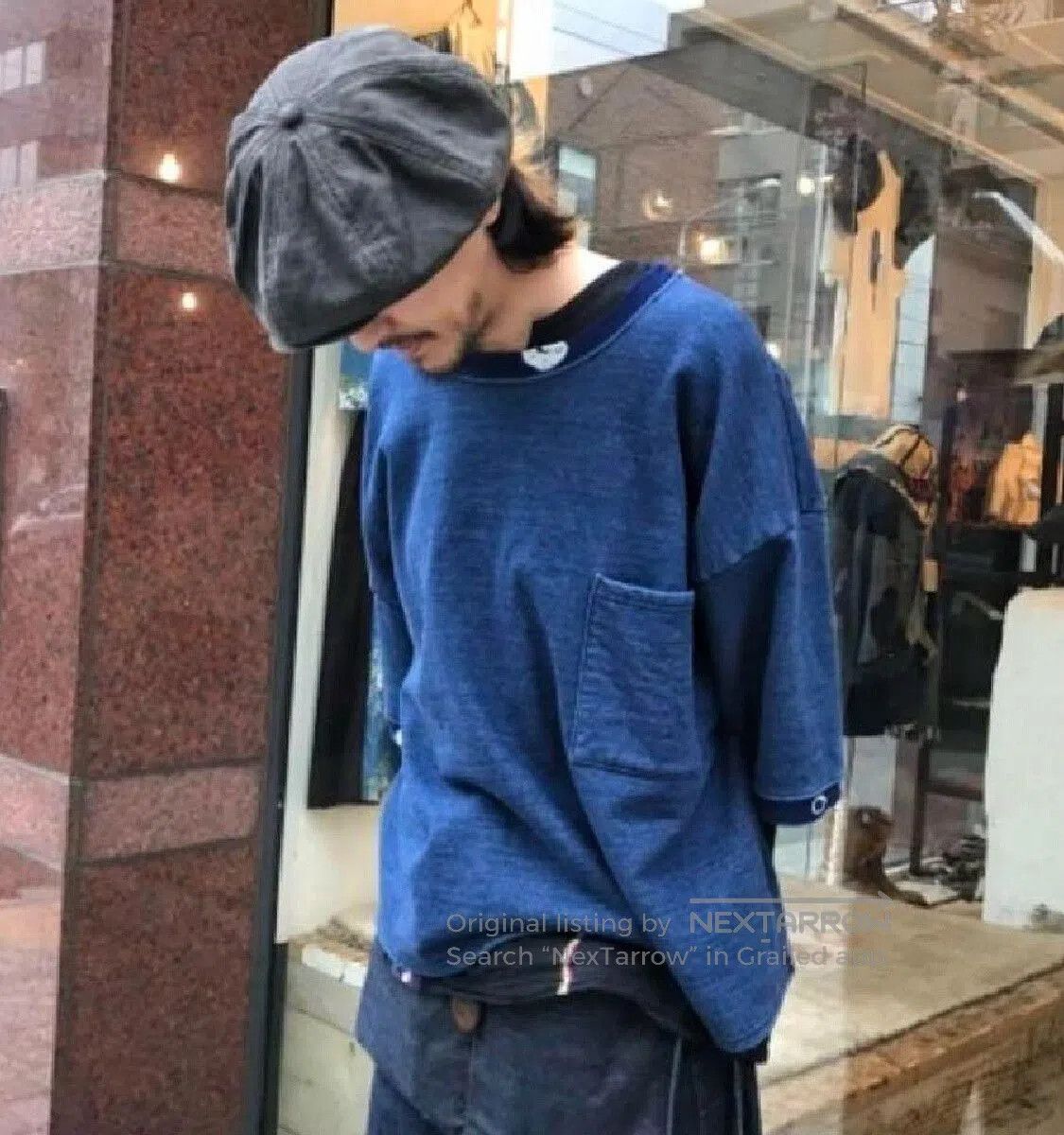 Kapital Kountry Kapital Oversized Mid-Sleeve Sweatshirt. Size US L / EU 52-54 / 3 - 1 Thumbnail