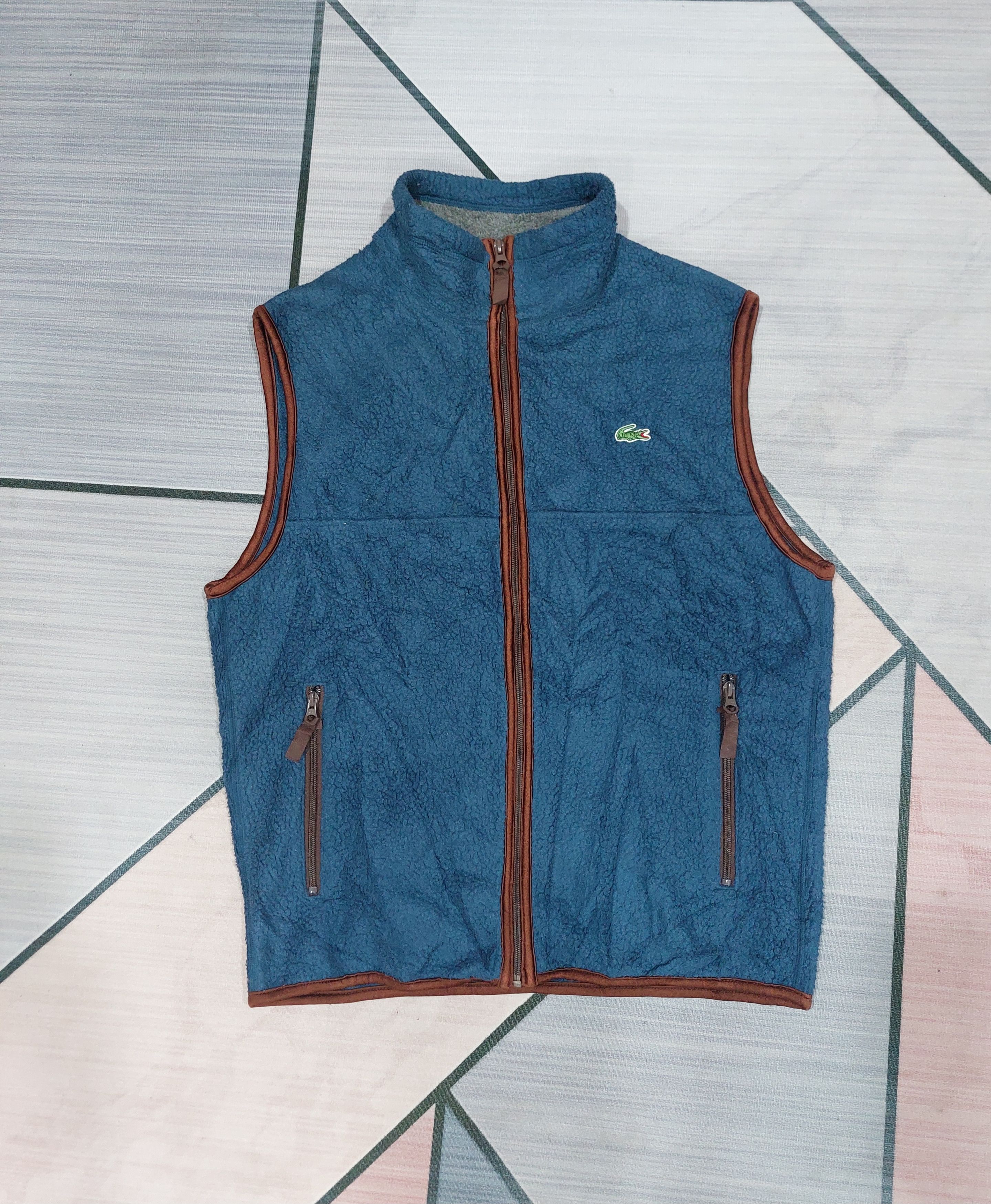 Japanese Brand × Lacoste LACOSTE FLEECE VEST Size US M / EU 48-50 / 2 - 1 Thumbnail