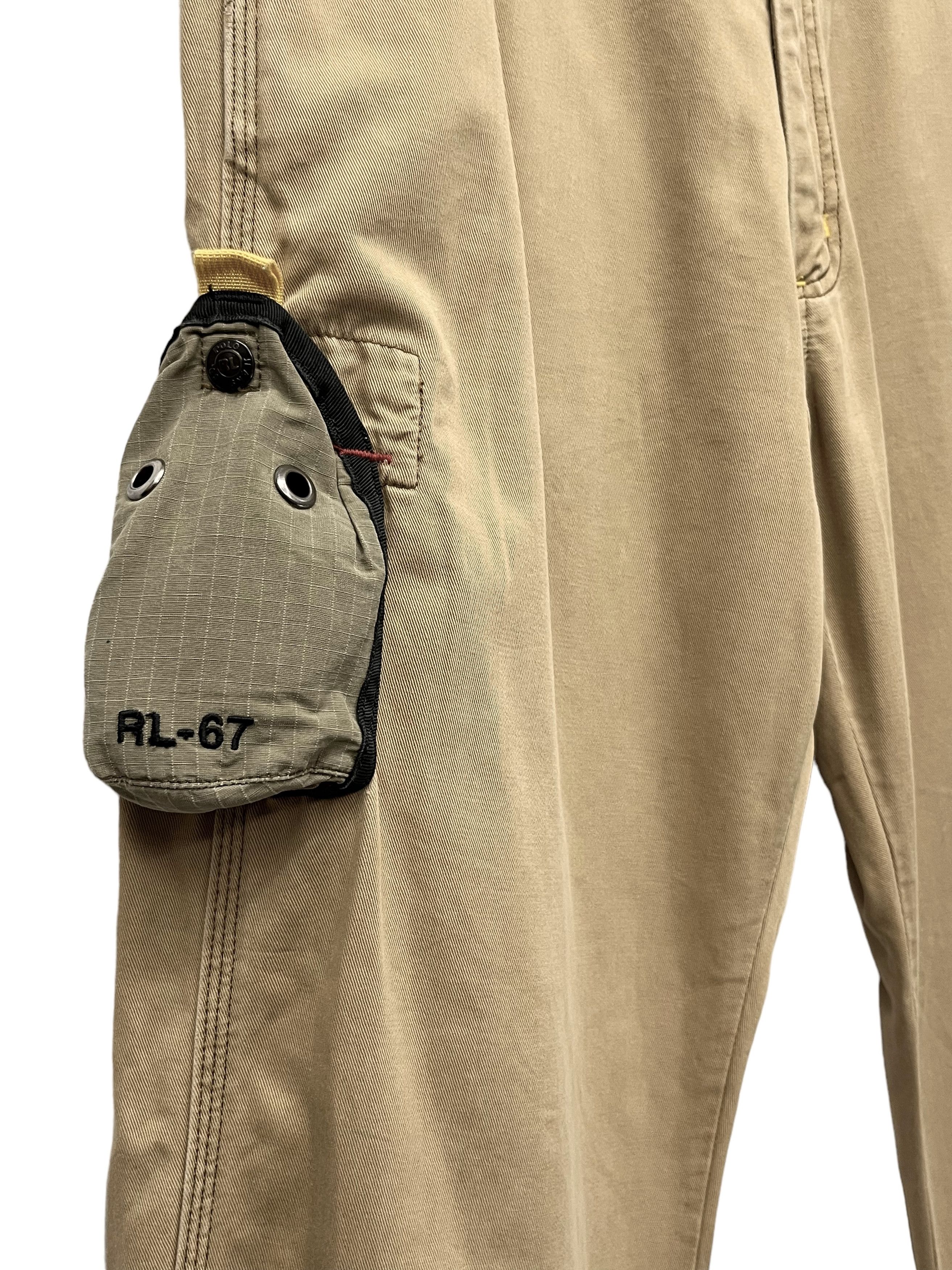 Polo Ralph Lauren 🔥Vintage Y2K RALPH LAUREN Cell Phone Carpenter Baggy Chino Size US 31 - 7 Thumbnail