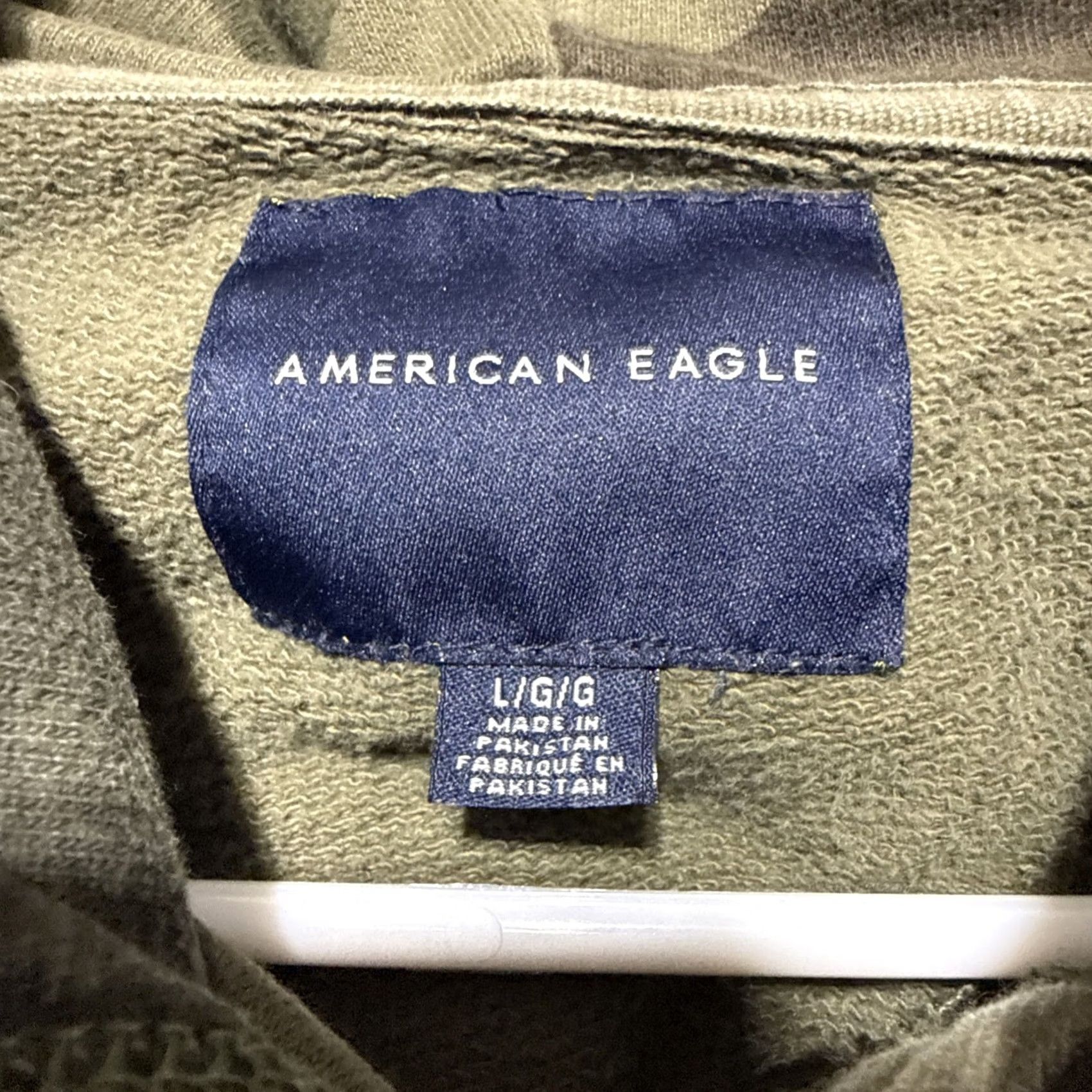 American Eagle Outfitters American Eagle Hoodie Men L Green Camo Long Sleeve Logo Pullover Size US L / EU 52-54 / 3 - 4 Thumbnail