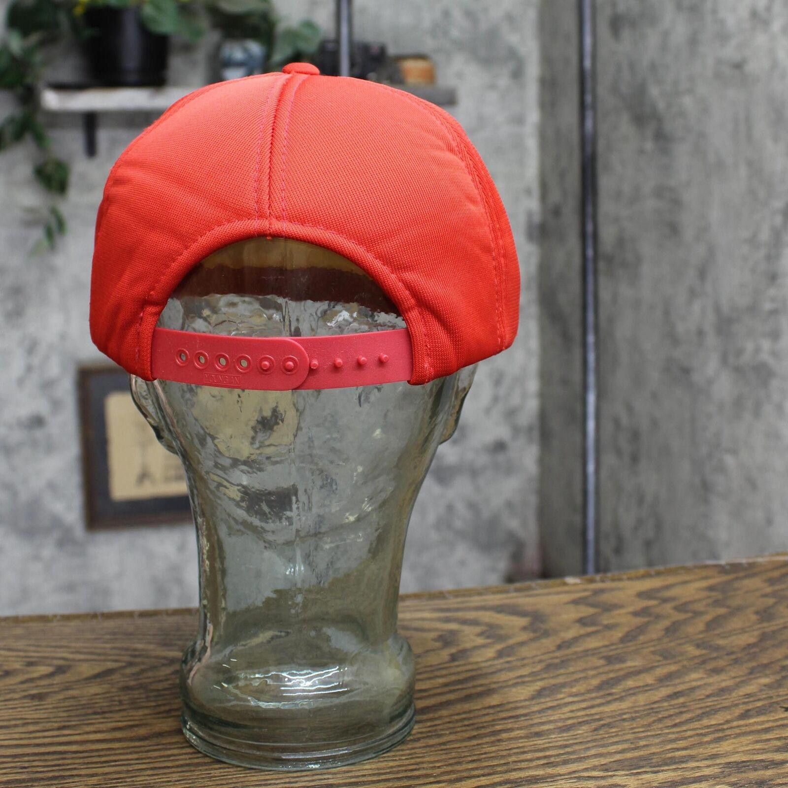 Designer Mens Virginia Vintage All Foam Trucker Hat Red / White OS Size ONE SIZE - 2 Thumbnail