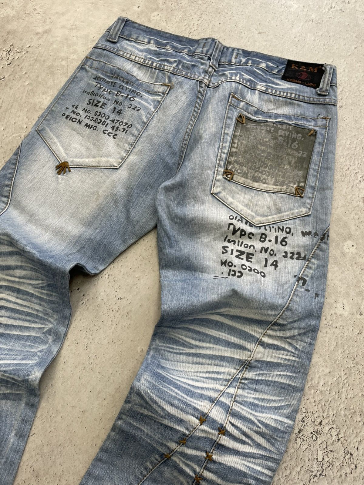 Diesel Distressed japanese y2k diesel style jeans pants Size US 36 / EU 52 - 12 Thumbnail