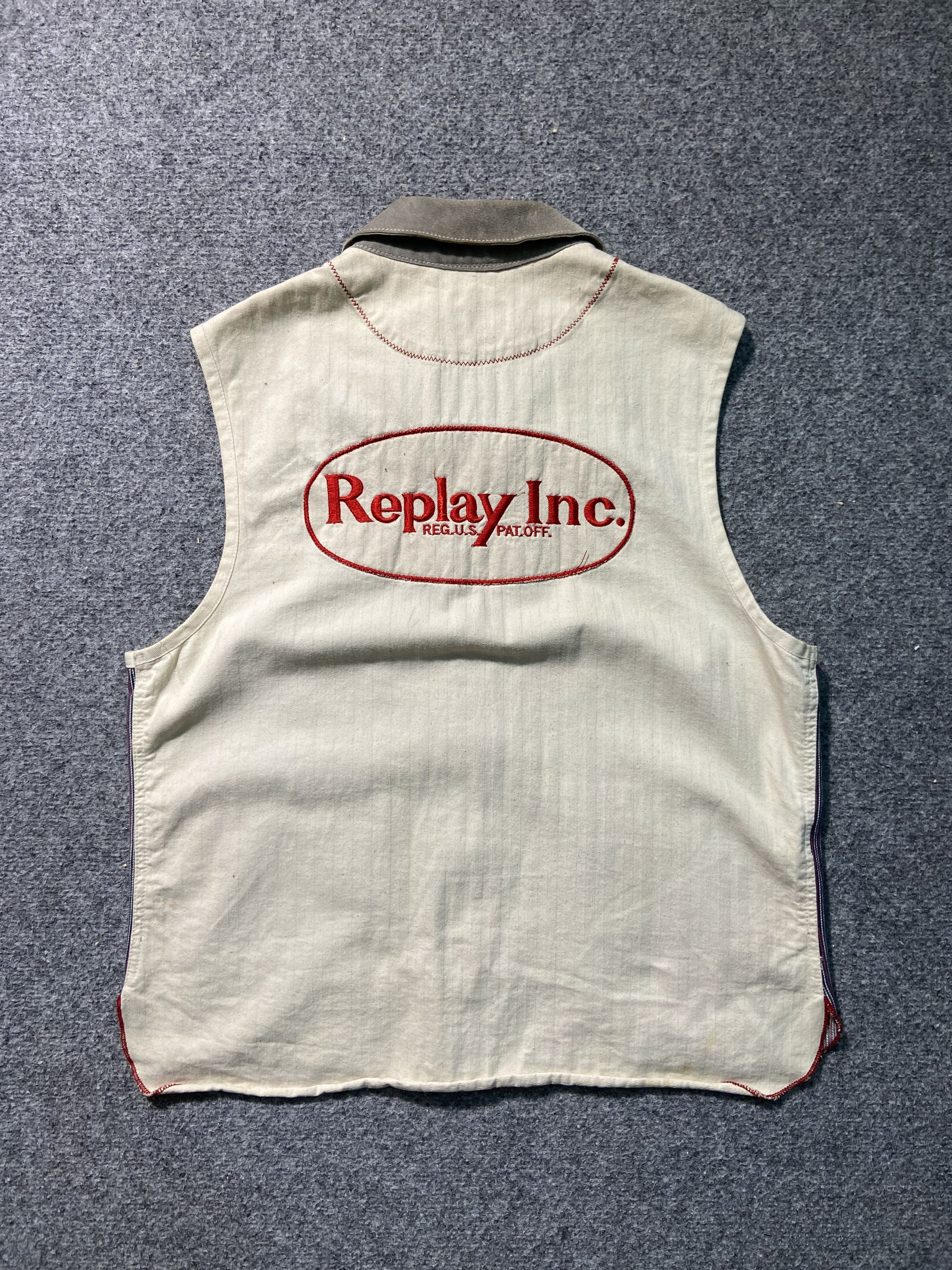 Replay × Vintage Vintage Replay Worker Vest | Grailed
