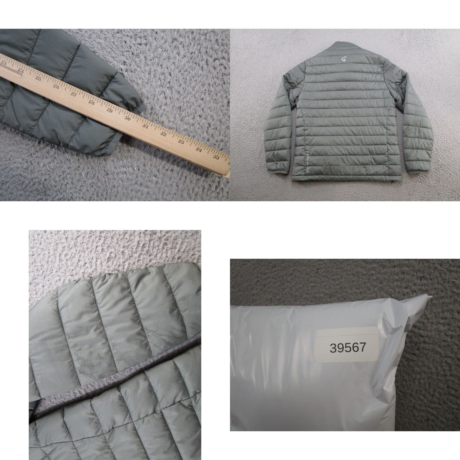 Vintage Gyde Supply Co. Jacket Mens M Puffer Full Zip Heated Gray Wind-Resistant Pockets Zipper Size US M / EU 48-50 / 2 - 9 Thumbnail