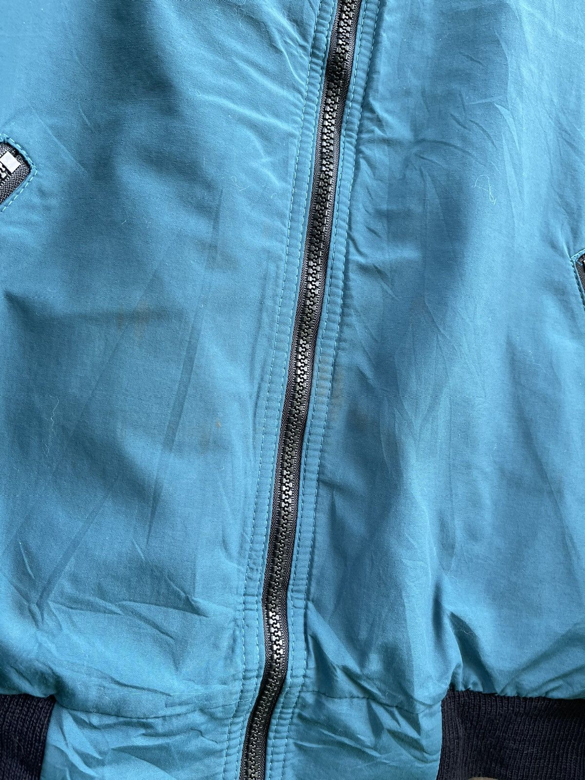 L.L. Bean Vintage L.L. Bean Teal Warm-Up Jacket – Fleece Lined 90s Size US M / EU 48-50 / 2 - 6 Thumbnail
