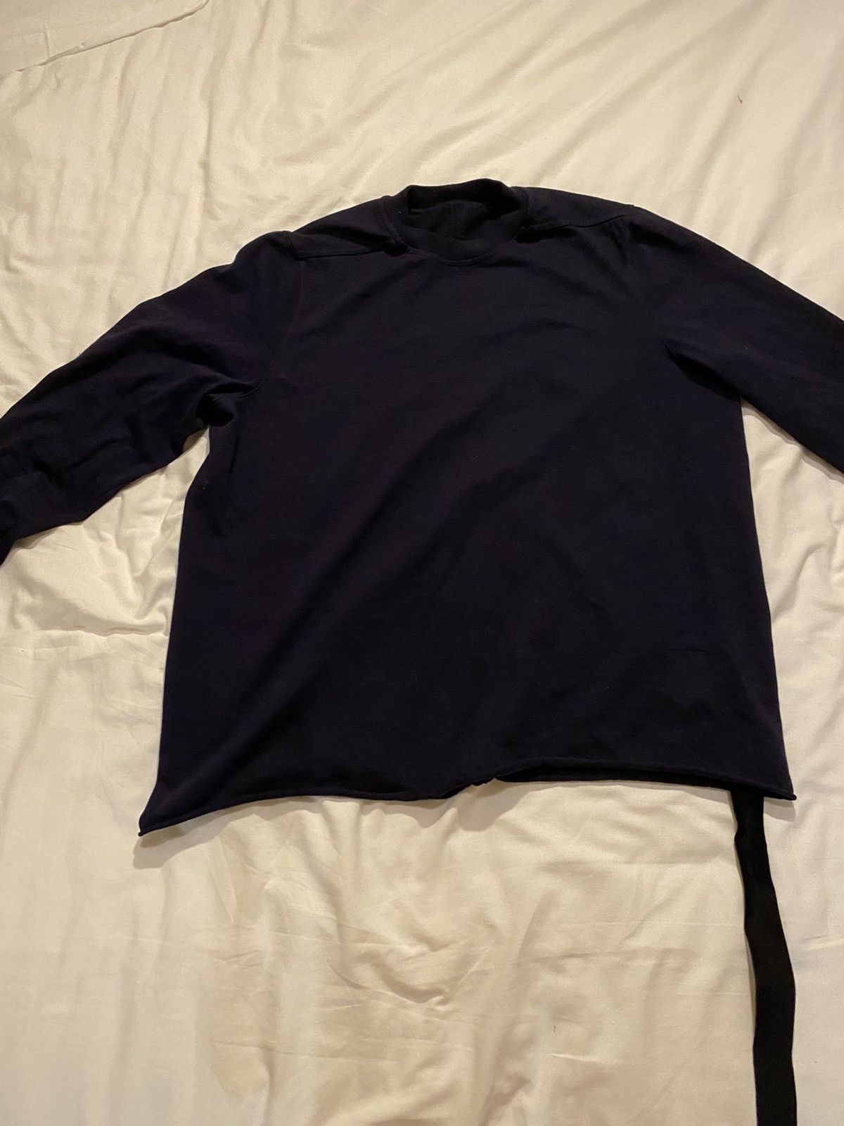 Rick Owens × Rick Owens Drkshdw RICK OWENS DRKSHDW Navy Crewneck Sweater In 06 Indigo Size US M / EU 48-50 / 2 - 1 Thumbnail