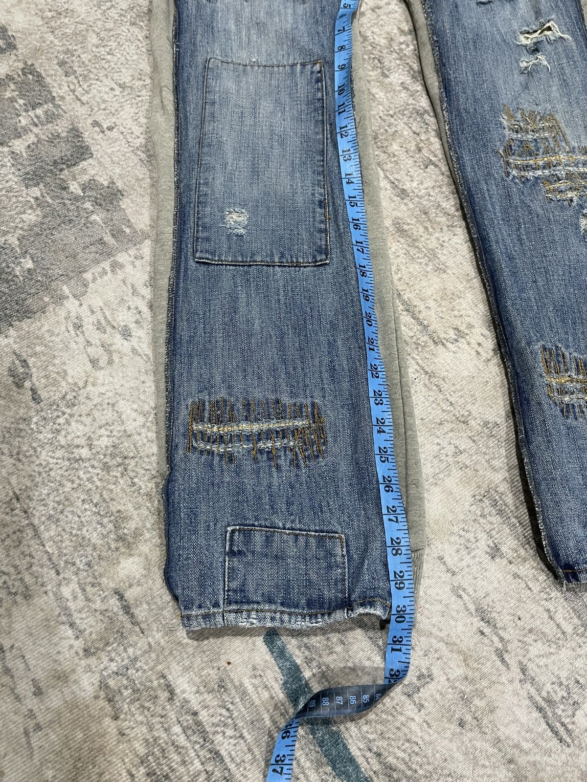 Japanese Brand × Vintage Vintage Gumu INTL Distressed Hybrid Pants Size US 32 / EU 48 - 20 Thumbnail