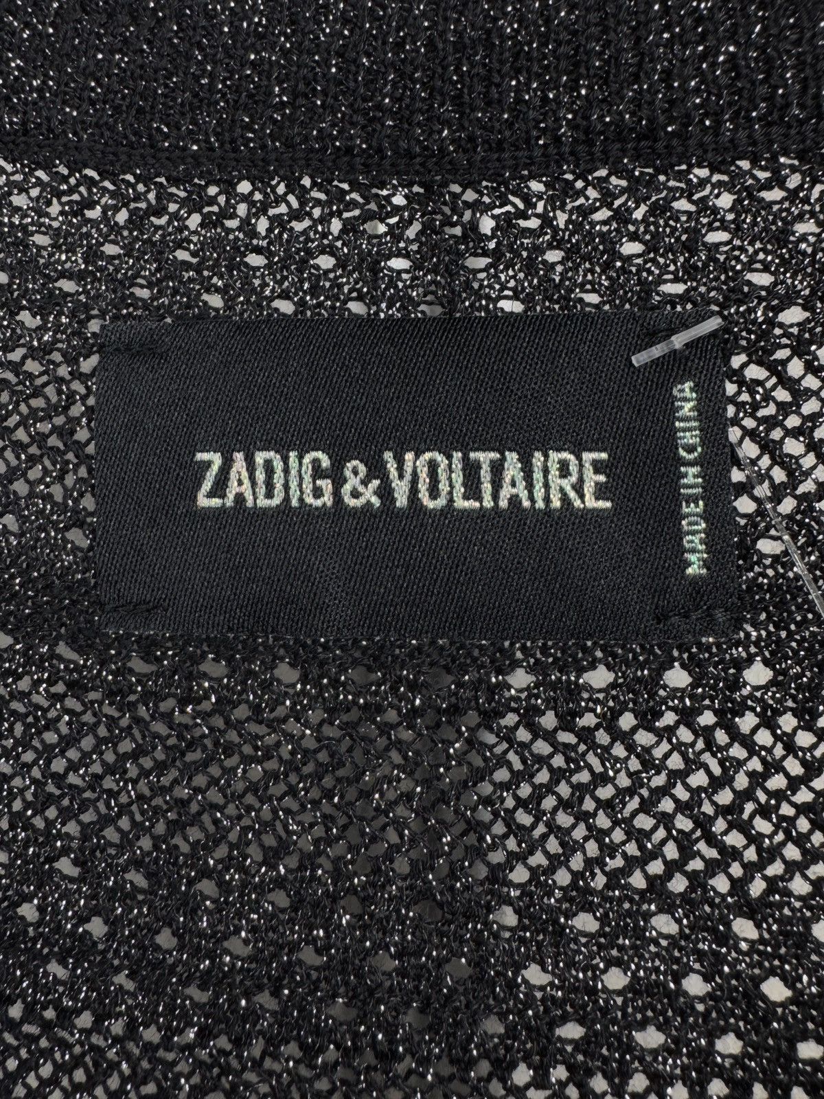 Zadig & Voltaire Zadig Voltaire Marty Pointelle Crl Long Button Cardigan Mesh Size S / US 4 / IT 40 - 9 Thumbnail
