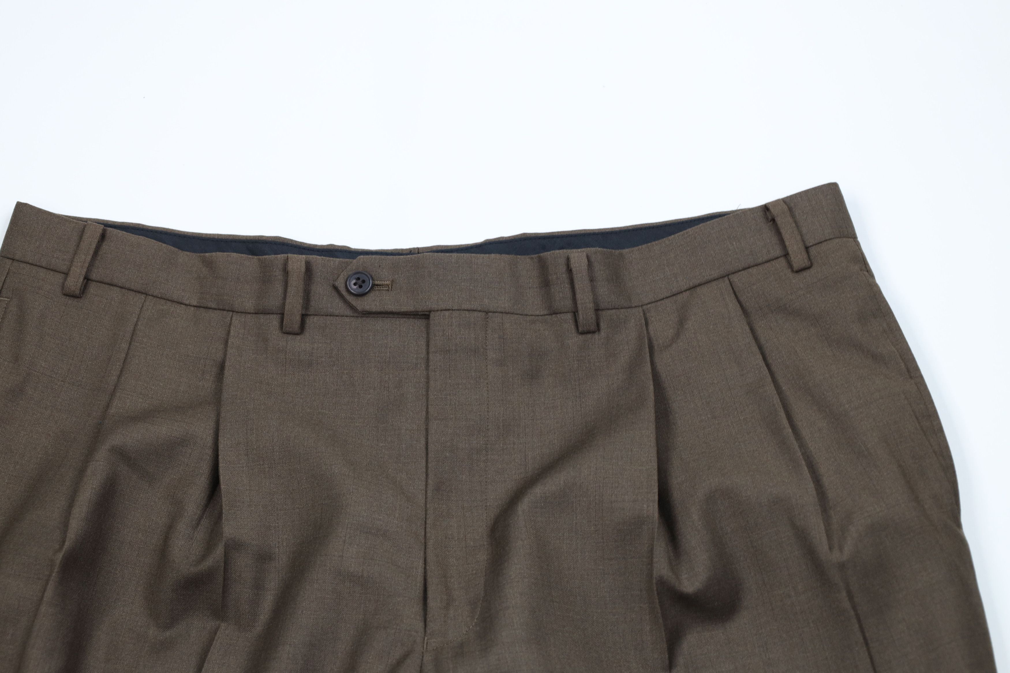 Ralph Lauren Vintage Ralph Lauren Wide Leg Chino Pants Heather Brown Size US 40 / EU 56 - 2 Thumbnail