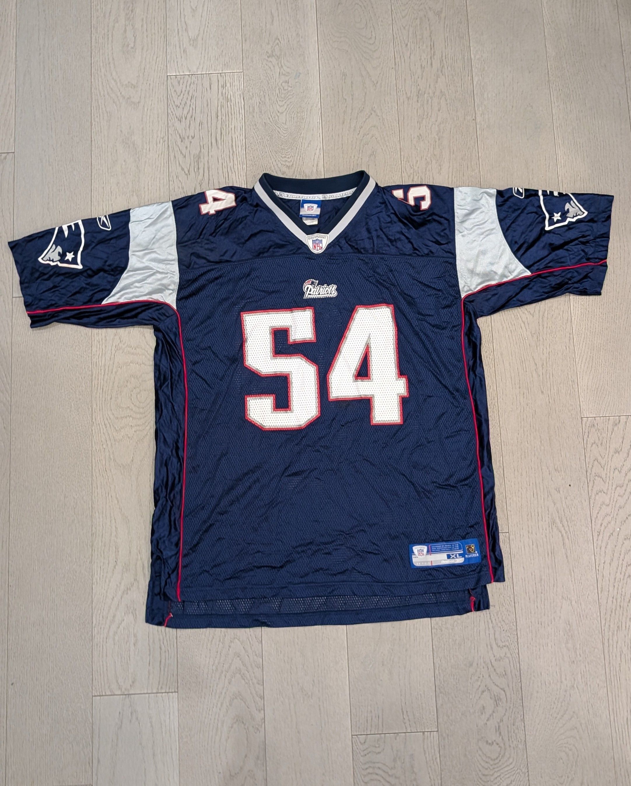 Reebok Retro Reebok Teddy Bruschi Patriots Jersey Size US XL / EU 56 / 4 - 1 Thumbnail