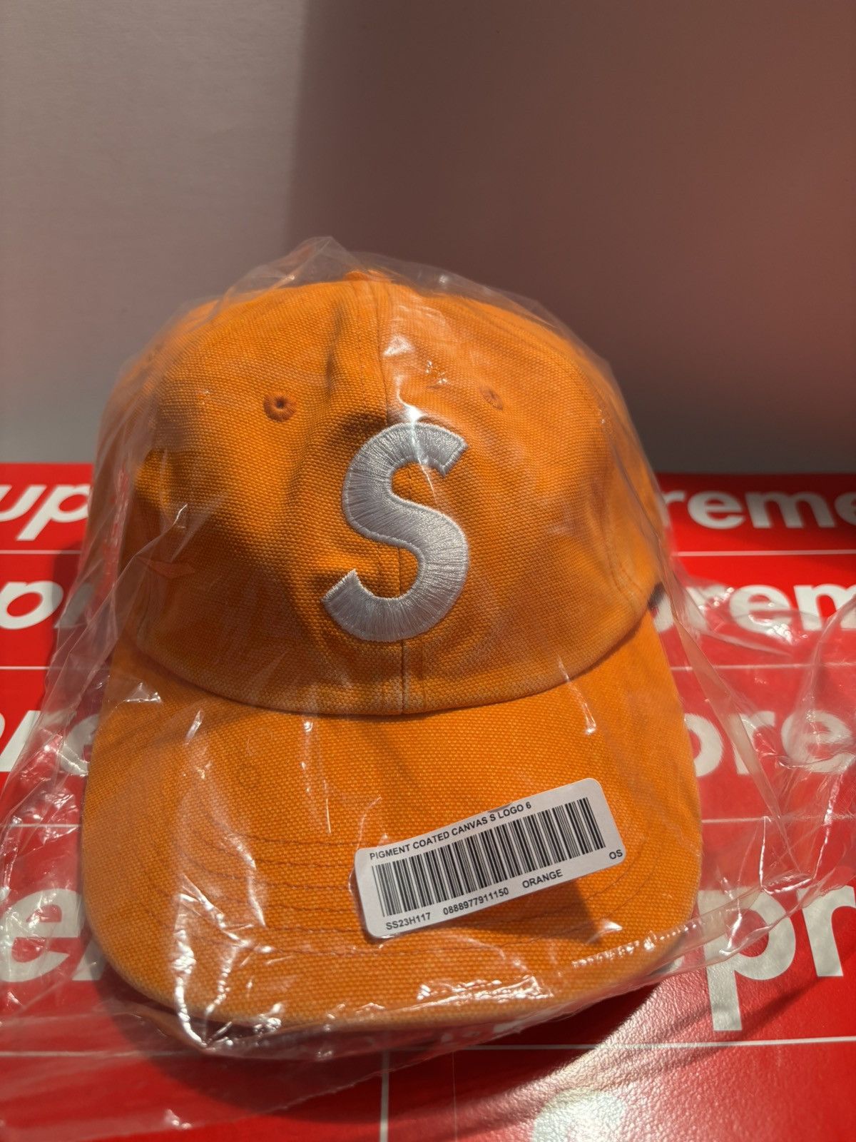 Supreme SS23 SUPREME EBBETS S LOGO FITTED 6-PANEL CAP HAT 7