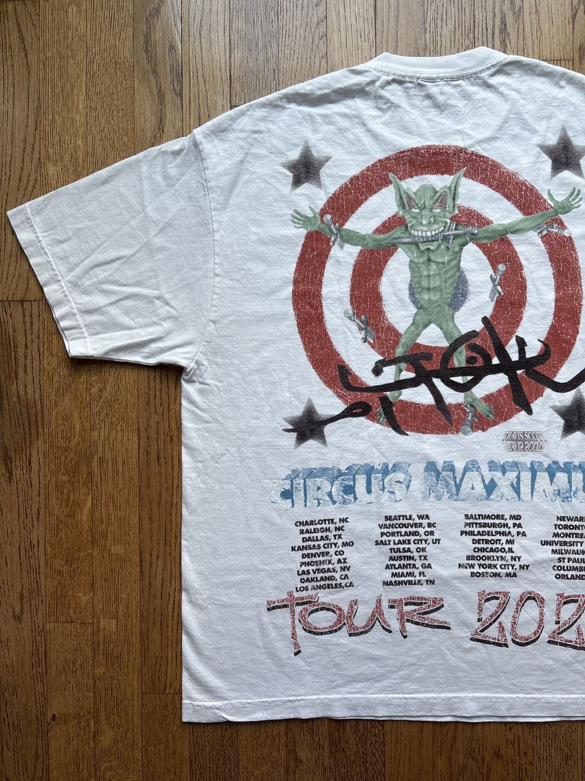 Band Tees Travis Scott Utopia Circus Maximus 2023 Tour III Tee Sz XL Size US XL / EU 56 / 4 - 4 Thumbnail