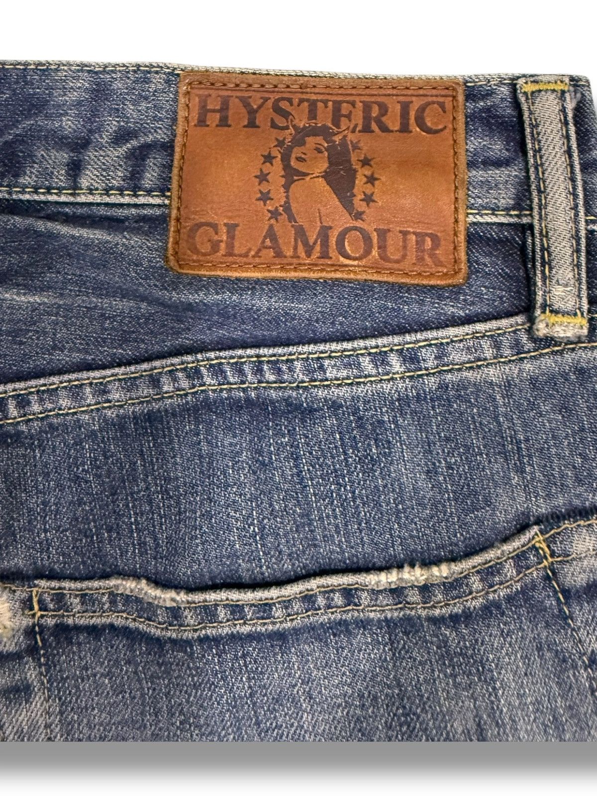 Hysteric Glamour HYSTERIC GLAMOUR SELVEDGE JAPANESE BRAND DENIM Size US 32 / EU 48 - 13 Thumbnail