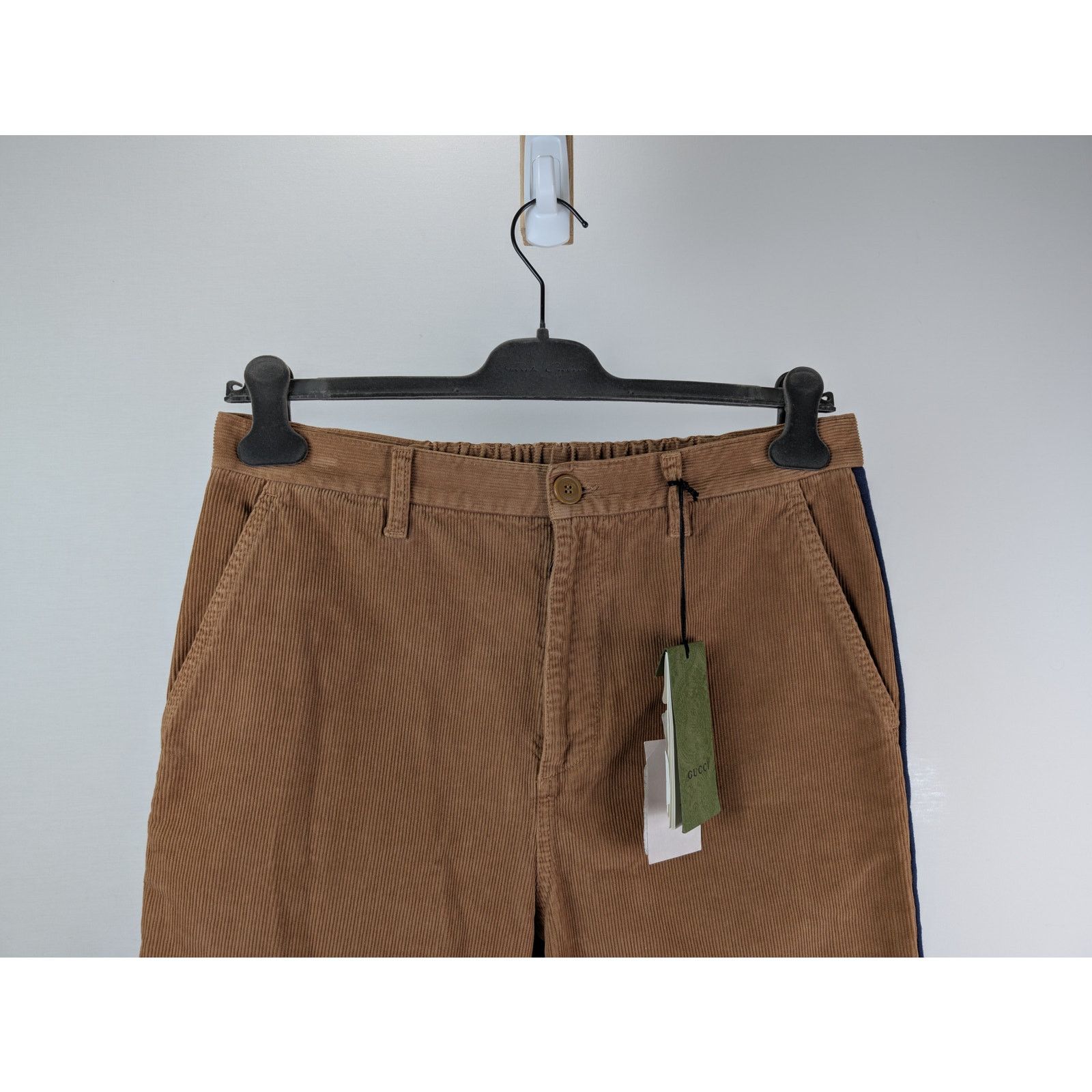 Gucci o1rshd1 Dyed Wash Velvet W/Melton Pant in Vintage Camel Size US 34 / EU 50 - 3 Thumbnail