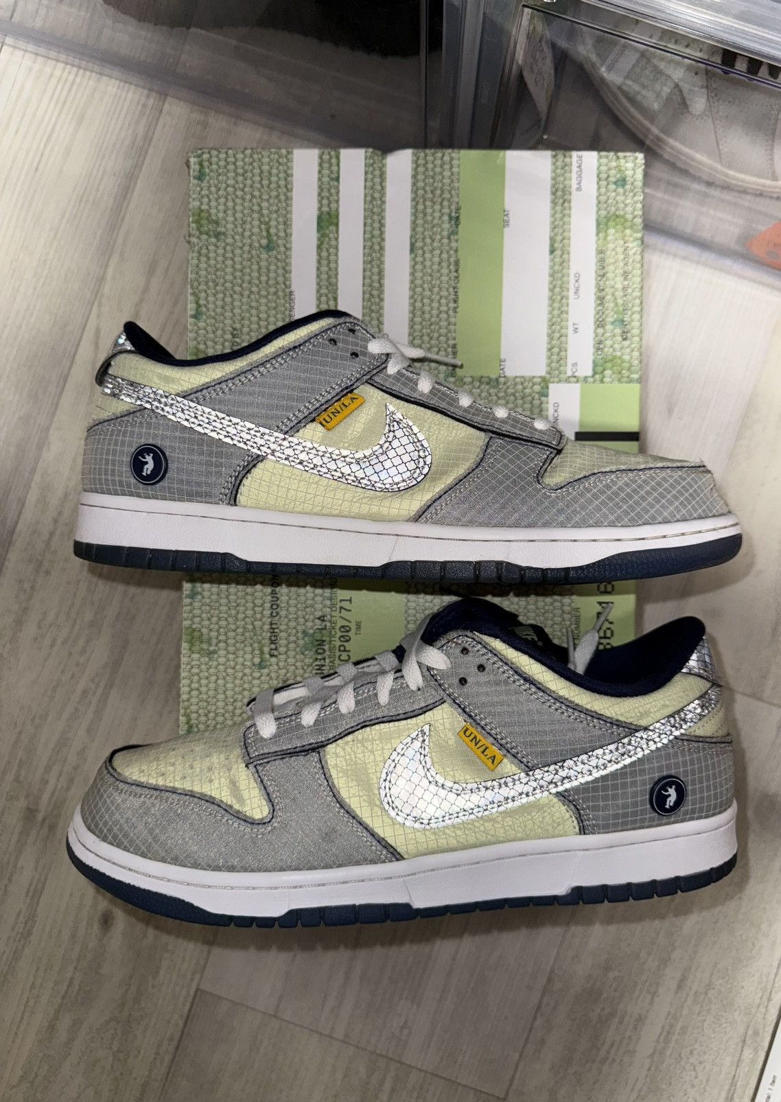 Nike Union LA Nike Dunk Low Pistachio Size US 10.5 / EU 43-44 - 2 Thumbnail