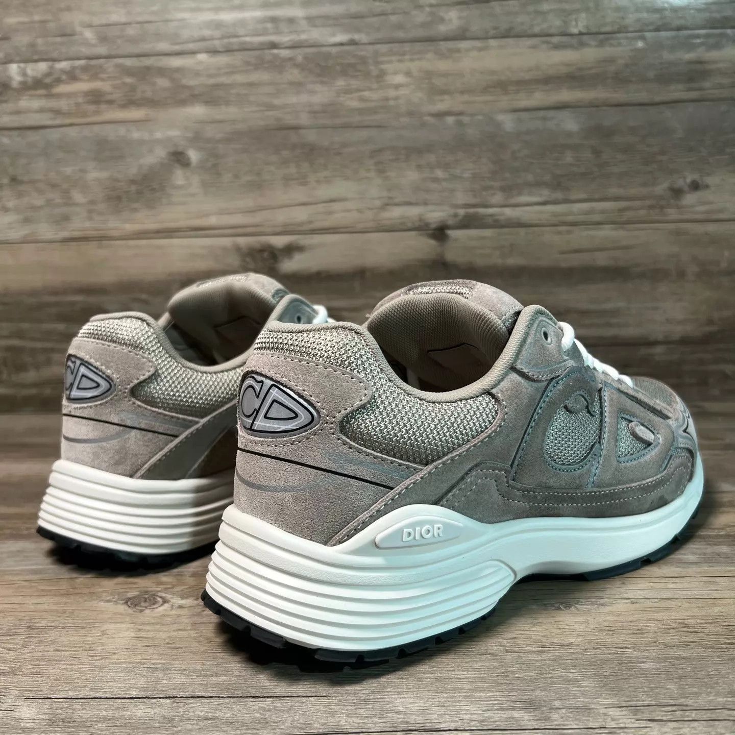 Dior Dior B30 25 New Sneakers Gray/White 41 98 New Size US 8 / EU 41 - 3 Thumbnail