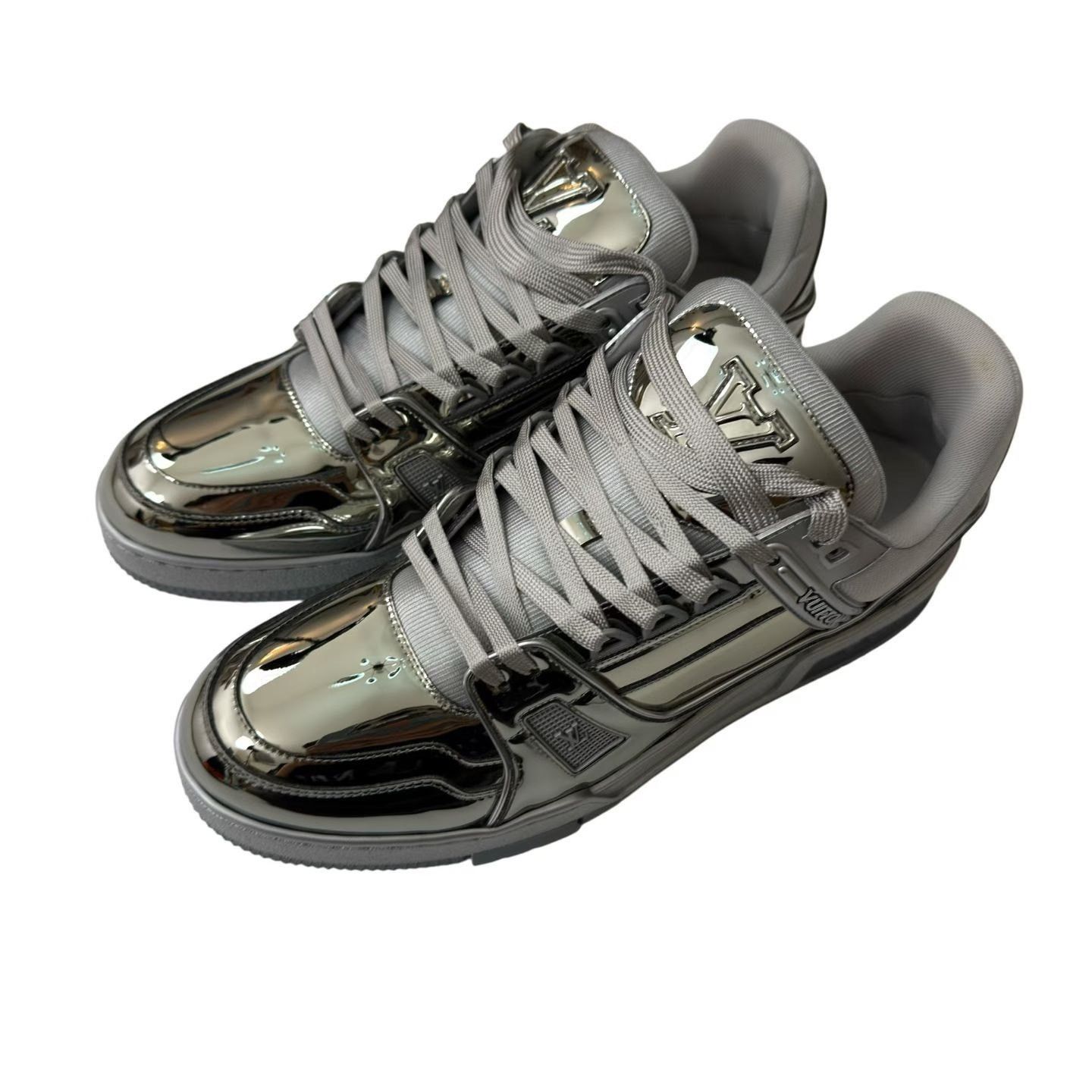 Louis Vuitton Louis Vuitton Liquid Mirror Silver Trainer Size US 10 / EU 43 - 1 Thumbnail