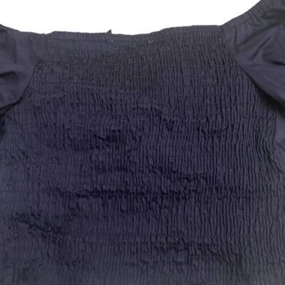 Other Unique Vintage Cute Sailor Off-shoulder Crop Top Dark Navy B Size S / US 4 / IT 40 - 7 Thumbnail