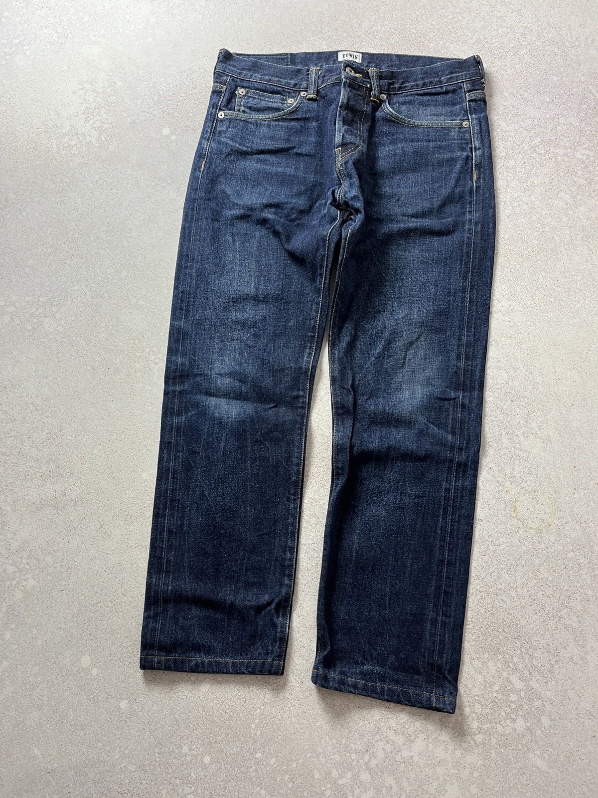 Edwin Vintage Edwin Slim Tapered Made In Japan Jeans Pants Size US 33 - 4 Thumbnail