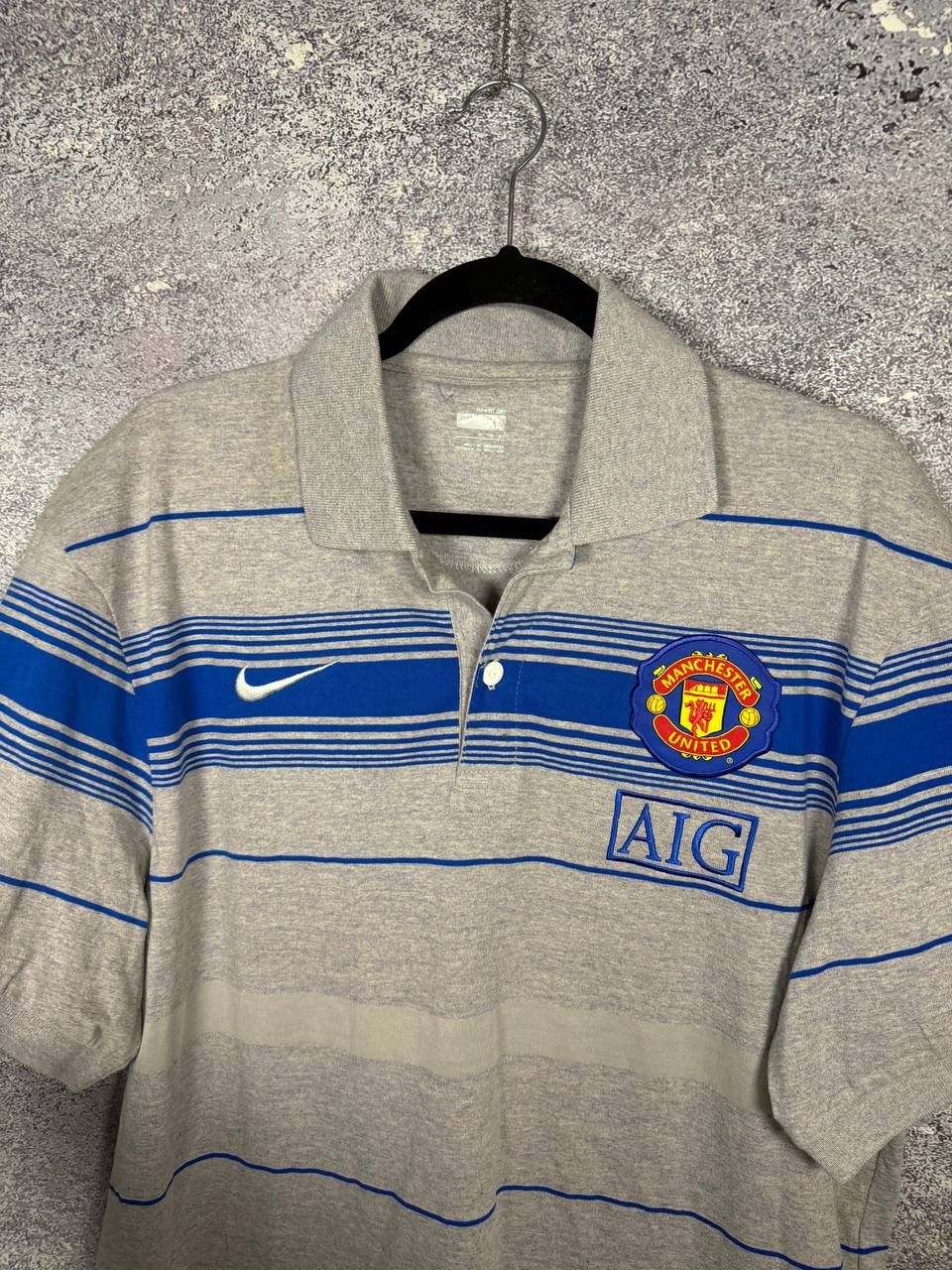 Nike × Vintage Vintage Manchester United Pre Match Nike Polo Tee Size US XL / EU 56 / 4 - 7 Thumbnail