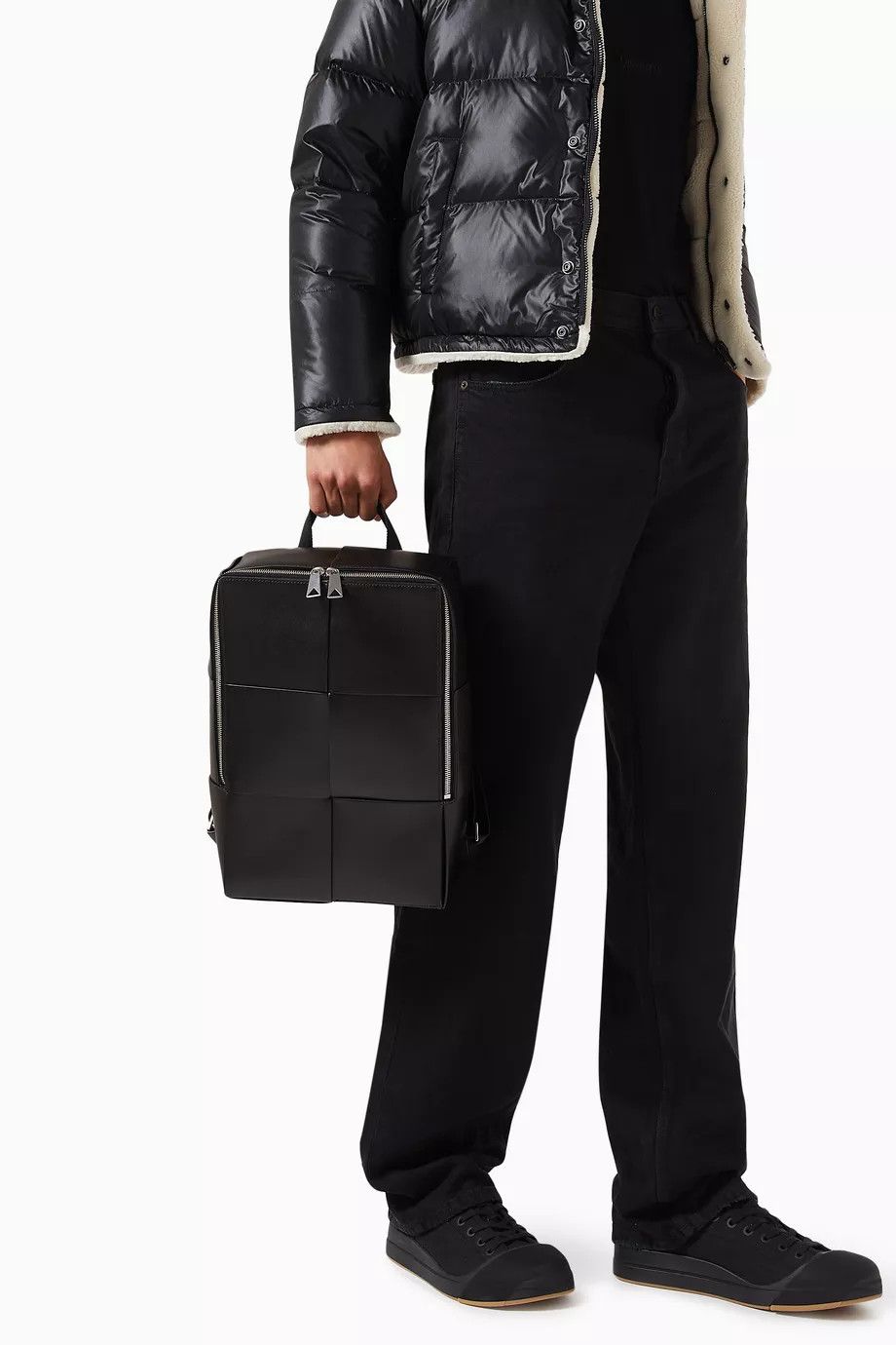 Bottega Veneta o1loc1c0824 Size: OS / Arco Backpack in Black Size ONE SIZE - 2 Thumbnail