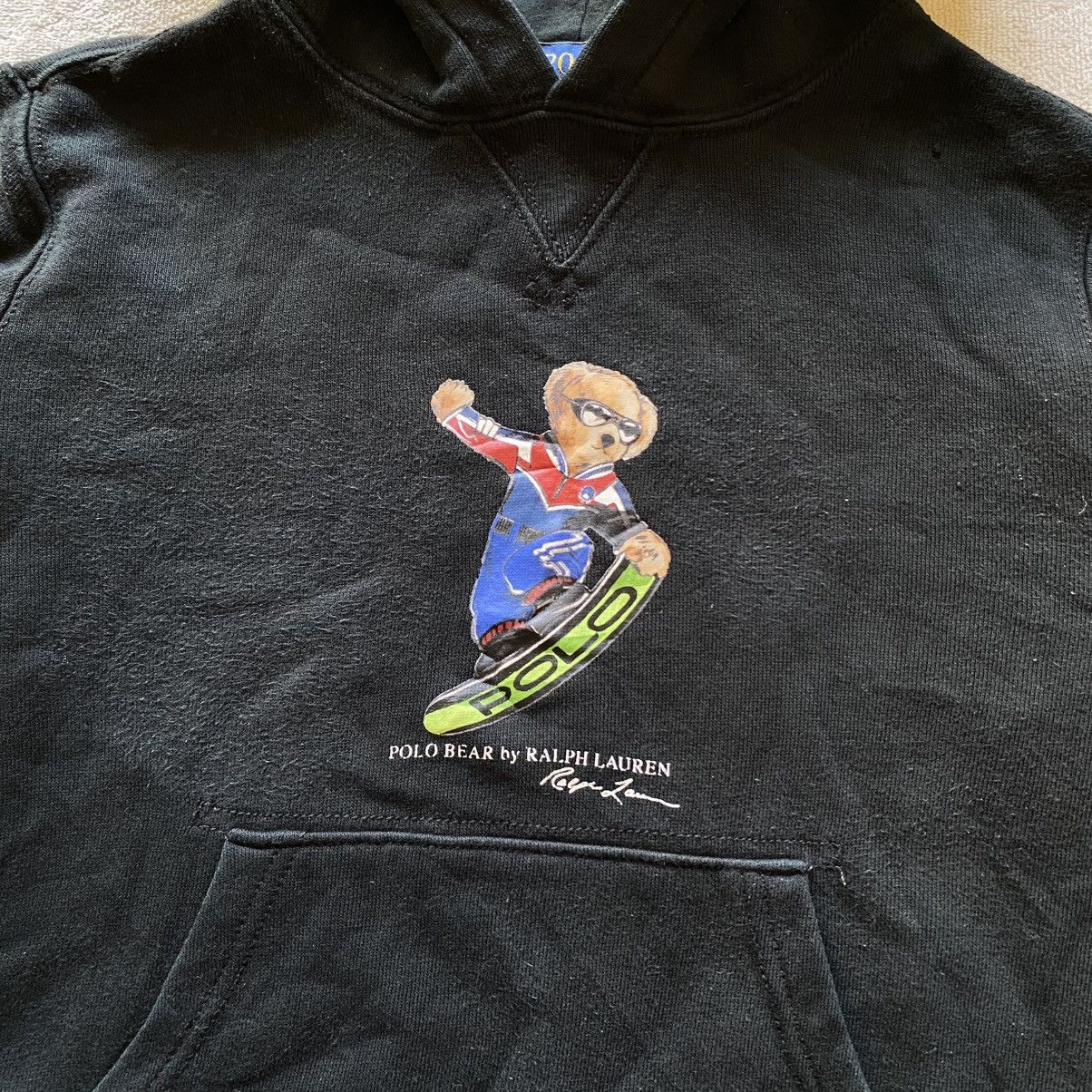 Polo Ralph Lauren × Vintage POLO BEAR by RALPH LAUREN Kids Hoodie Size US XXS / EU 40 - 6 Thumbnail
