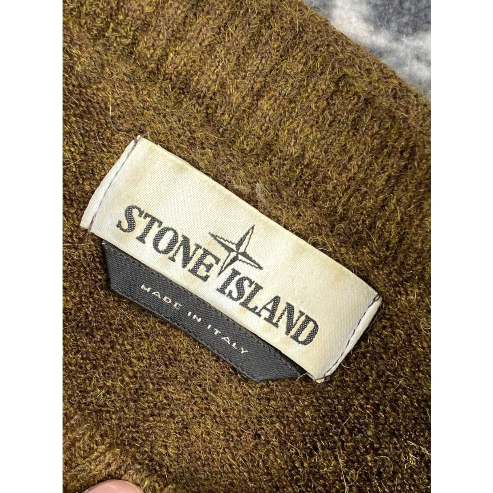 Stone Island Stone Island Knit Wool Sweater Men Size M Green Pullover Crew Neck Long Sleeve Regular Wool Knit Logo Winter Casual Man M Green Stone Island Sweater Size US M / EU 48-50 / 2 - 6 Thumbnail