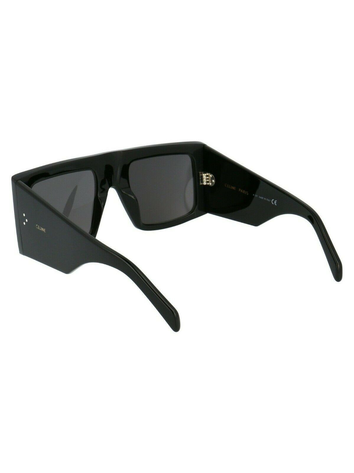 Celine CELINE CL40105I 01A Flat Top Sunglasses Black/Black Lens Size ONE SIZE - 4 Thumbnail