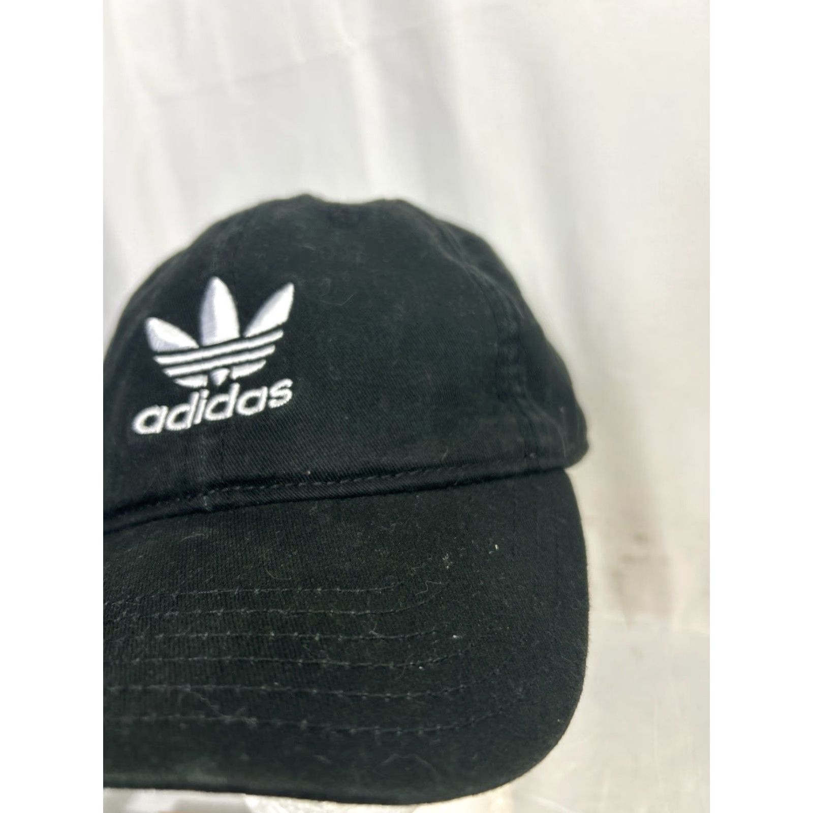 Adidas Adidas Baseball Cap Strapback Black White Adjustable Trefoil Mens One Size Cap Size ONE SIZE - 2 Thumbnail