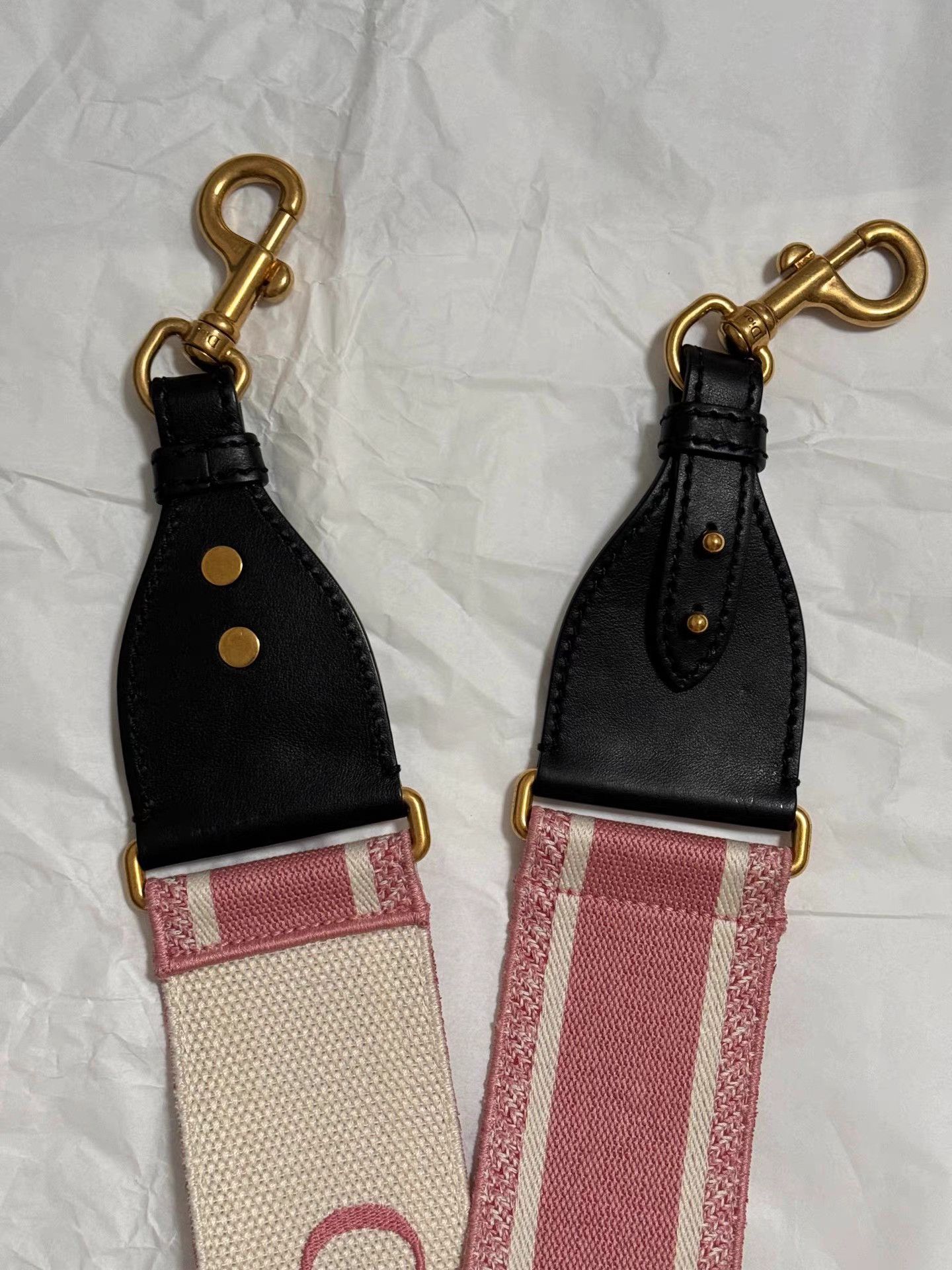 Dior Dior Pink Canvas Shoulder Strap K6 Size ONE SIZE - 2 Thumbnail