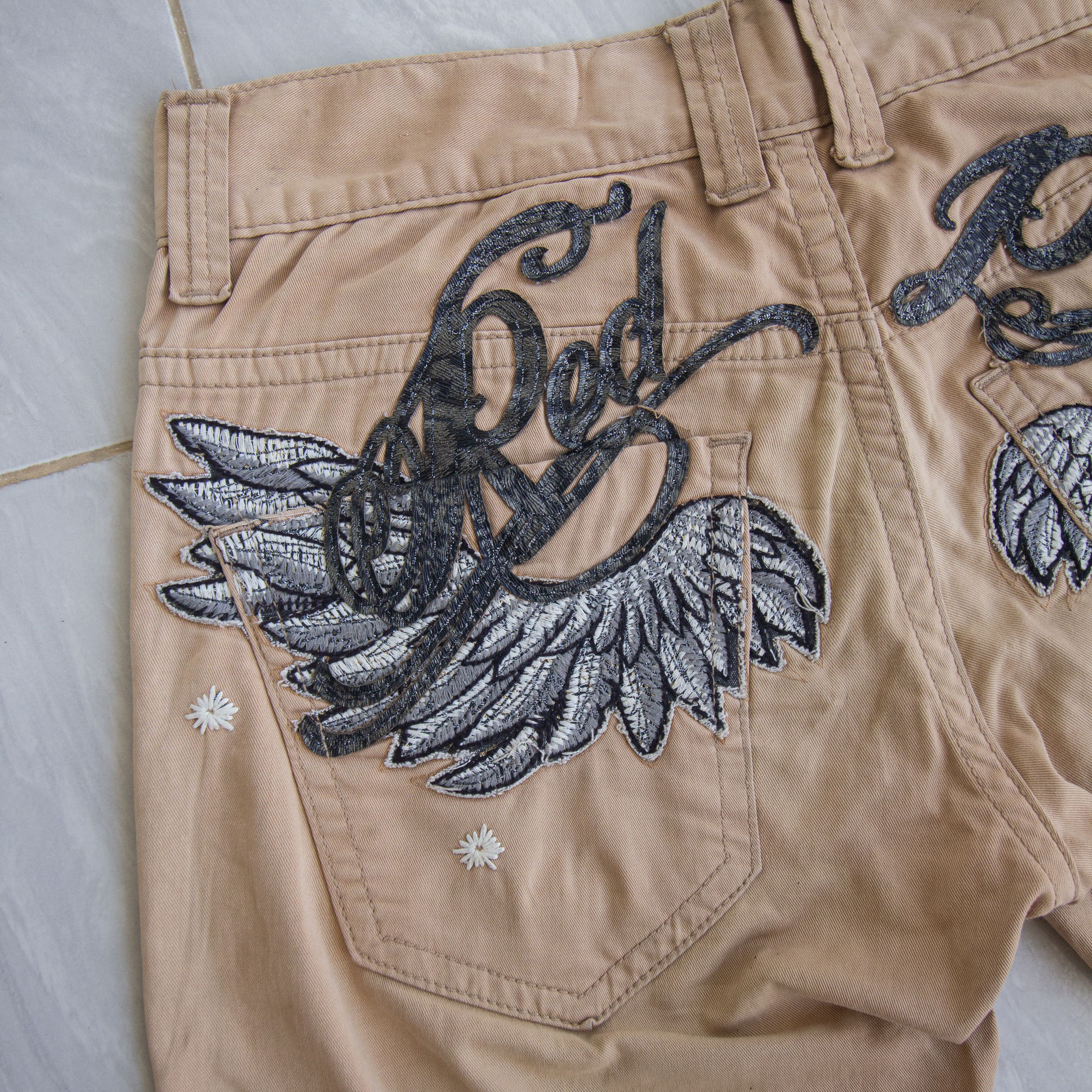 Japanese Brand Red Pepper Wings and Skulls Size US 34 / EU 50 - 4 Thumbnail