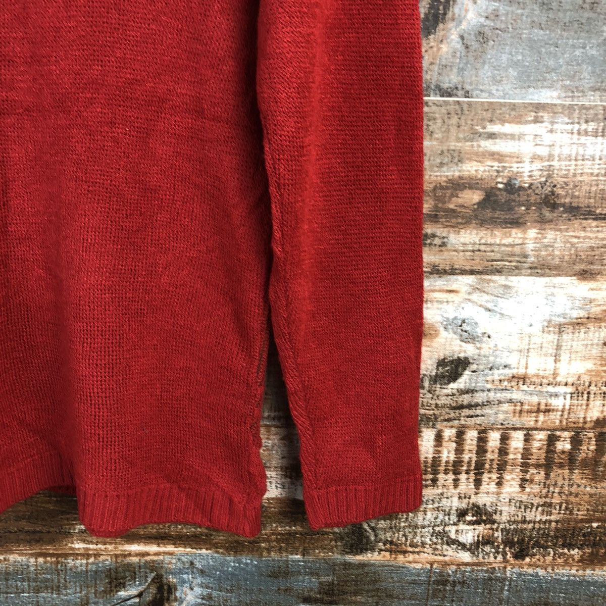 Vintage Financier Red art vintage japan Knitwear #A2340 Size M / US 6-8 / IT 42-44 - 16 Thumbnail
