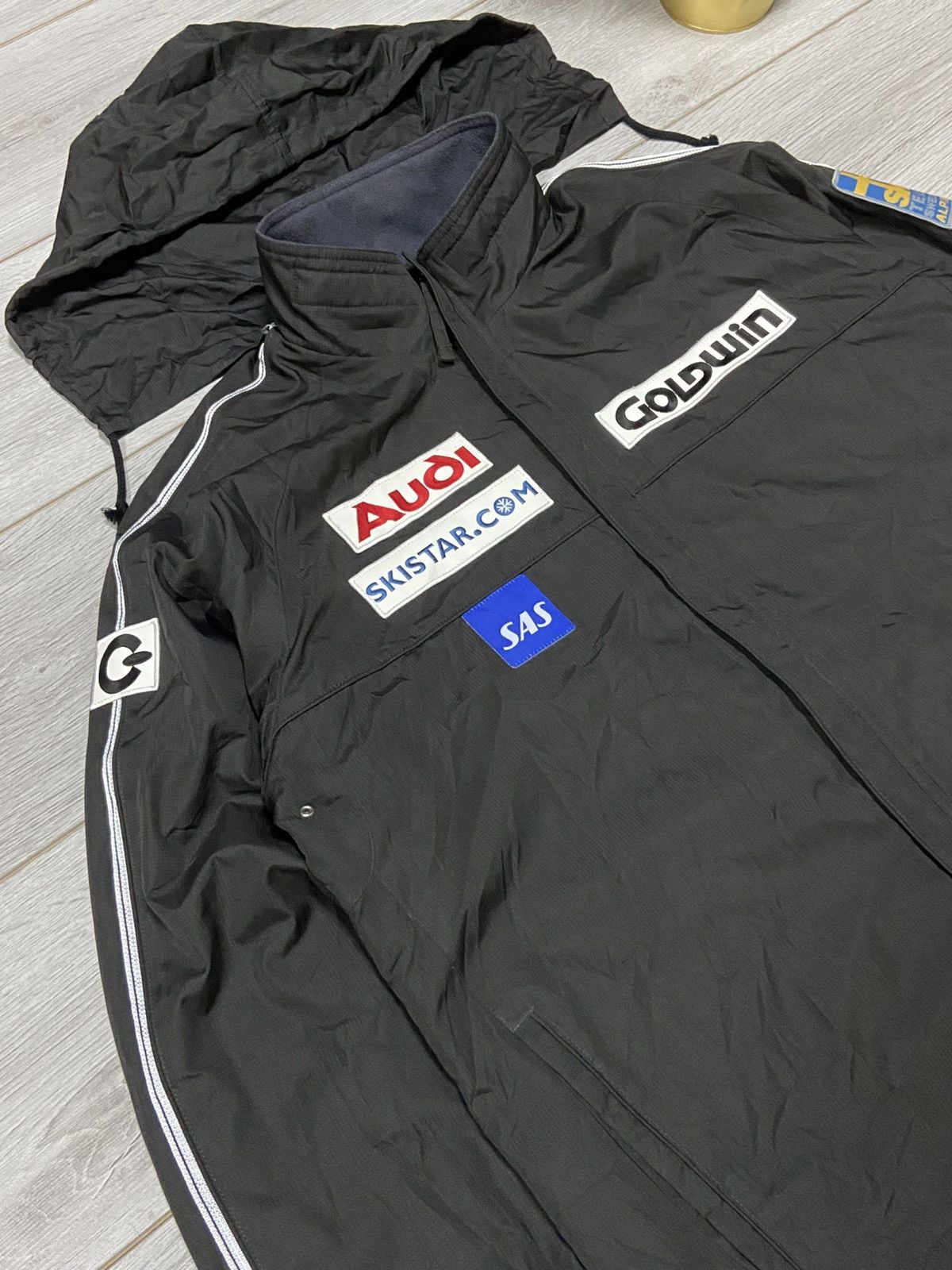 Goldwin Audi goldwin vintahe zip racing jacket Size US XL / EU 56 / 4 - 4 Thumbnail