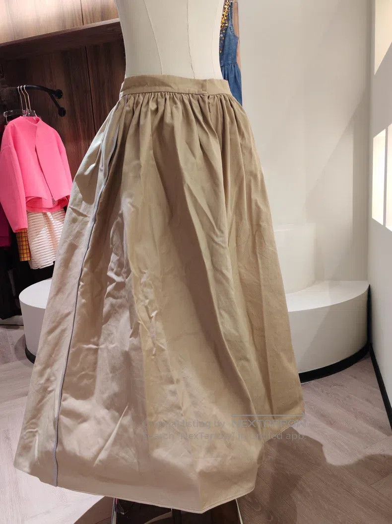 Fendi Fendi Khaki heavy-duty flower skirt Size 26" / US 2 / IT 38 - 2 Thumbnail