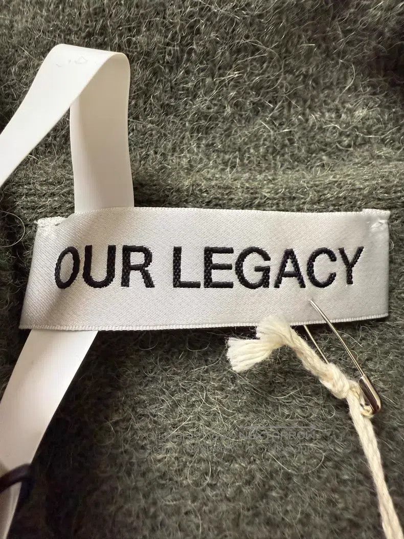 Our Legacy Our Legacy Olive Green Mohair Mixed Wool Knit Long-Sleeve Size US M / EU 48-50 / 2 - 4 Thumbnail