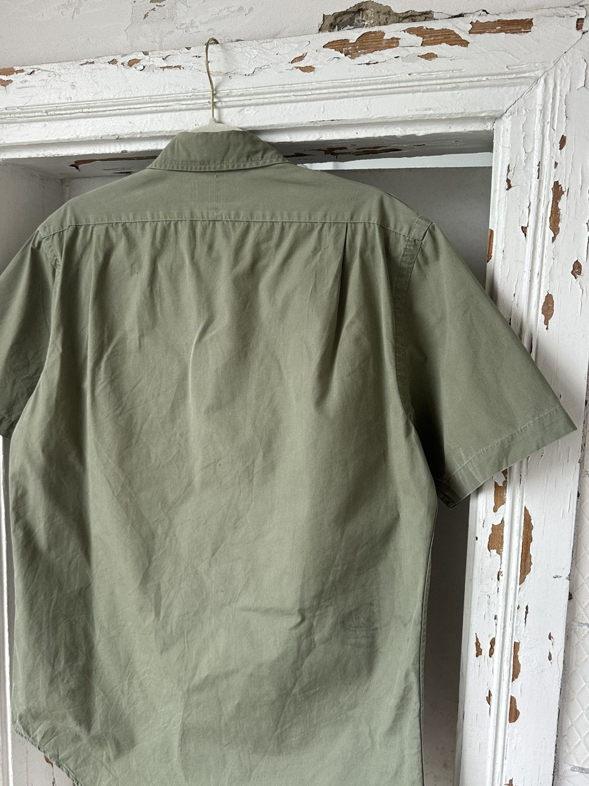 Ralph Lauren Vintage Ralph Lauren Military Khaki Shirt Size US M / EU 48-50 / 2 - 12 Thumbnail