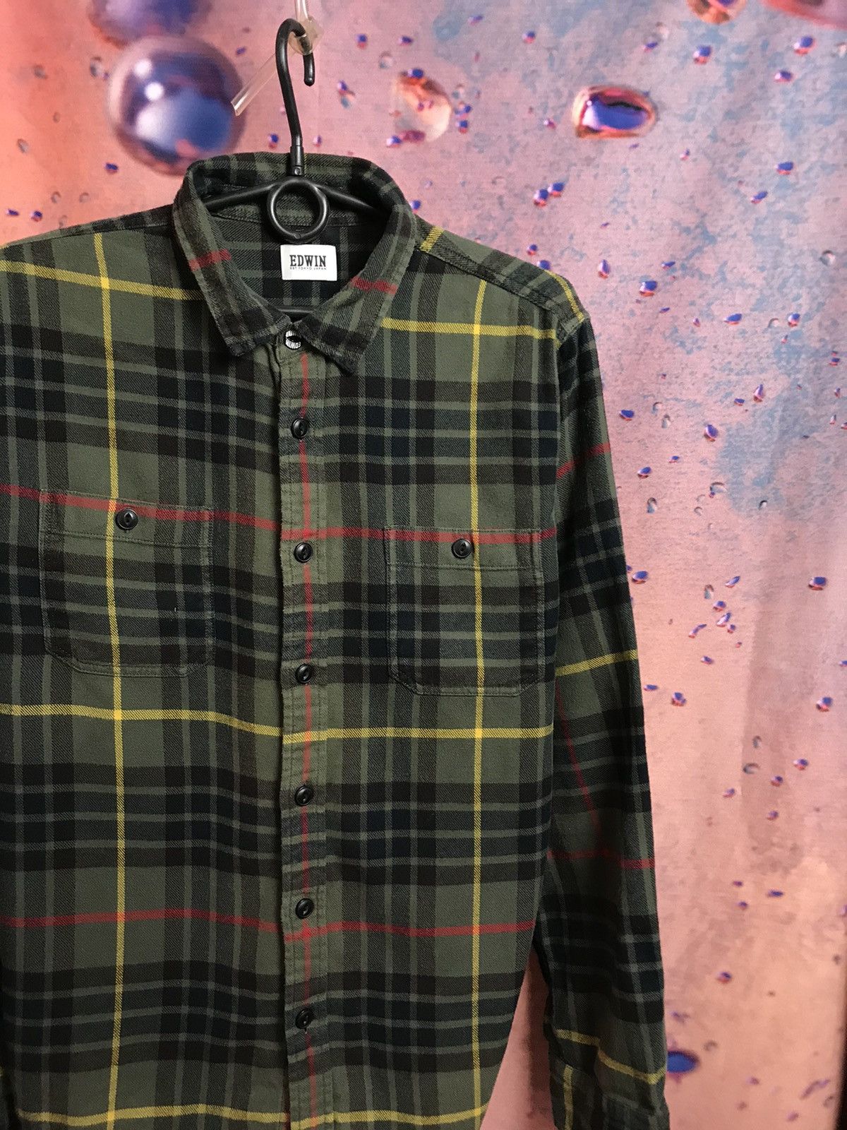 Edwin × Flannel × Japanese Brand Edwin Japanese flannel streetwear shirt Size US M / EU 48-50 / 2 - 1 Thumbnail
