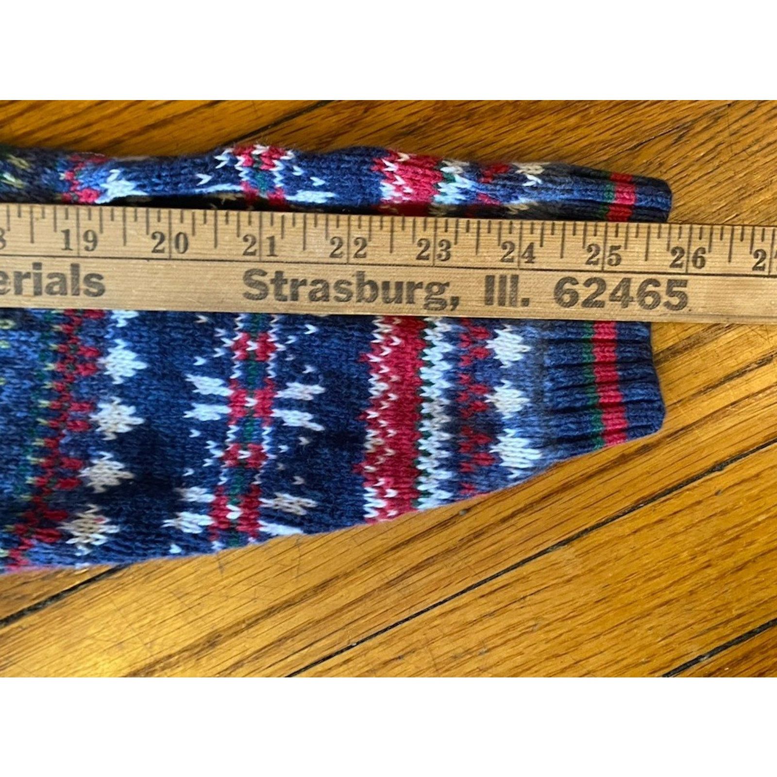 Vintage VTG Tiara International Zip Fair Isle Sweater Jacket Women’s Size XL / US 12-14 / IT 48-50 - 9 Thumbnail