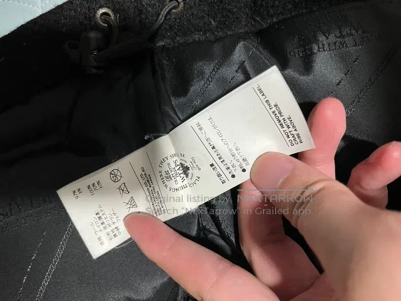 Wtaps Wtaps Military-style black leather down jacket Size US L / EU 52-54 / 3 - 9 Thumbnail