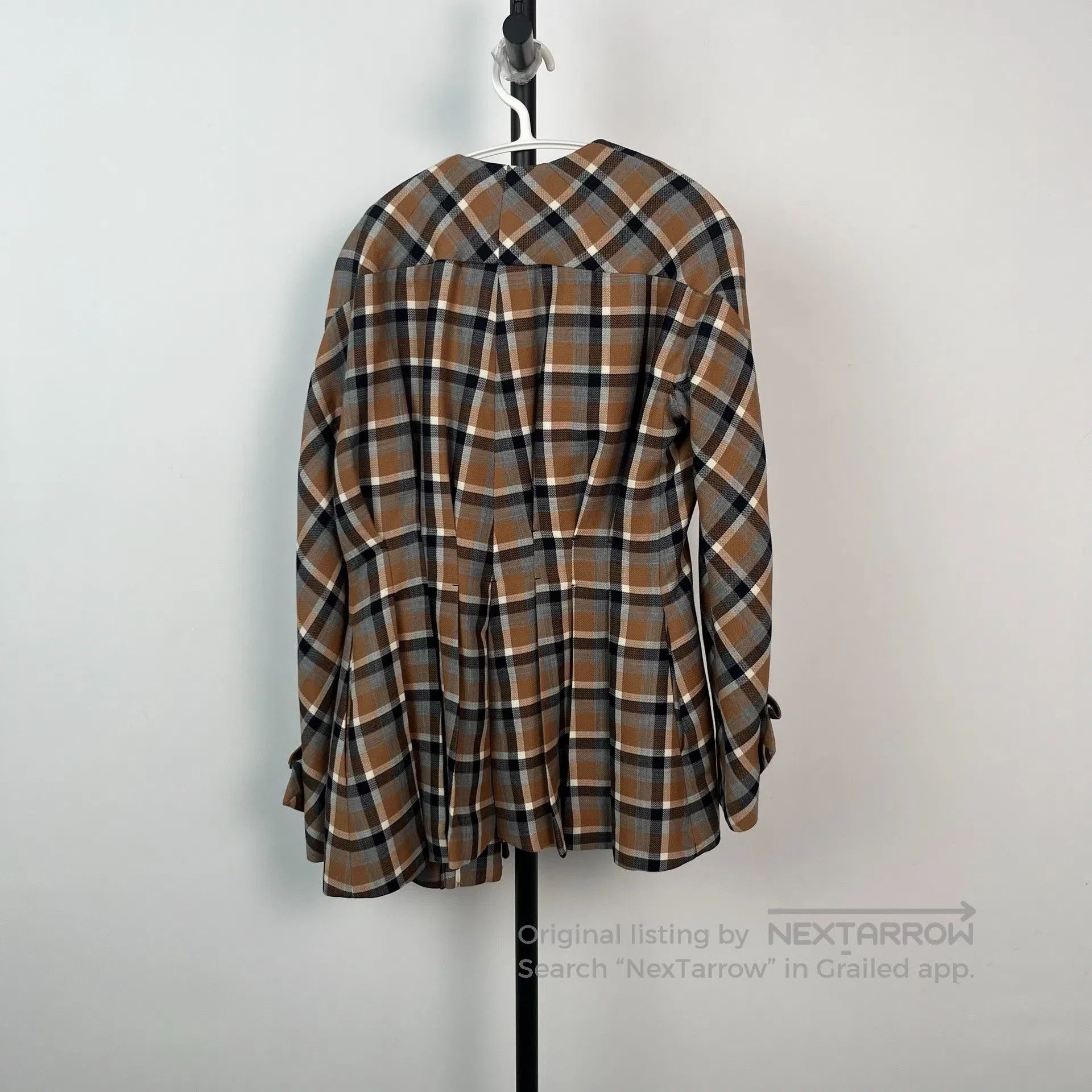 Dior Dior Brown and Black Plaid Long-sleeve Shirt| Size XS / US 0-2 / IT 36-38 - 2 Thumbnail