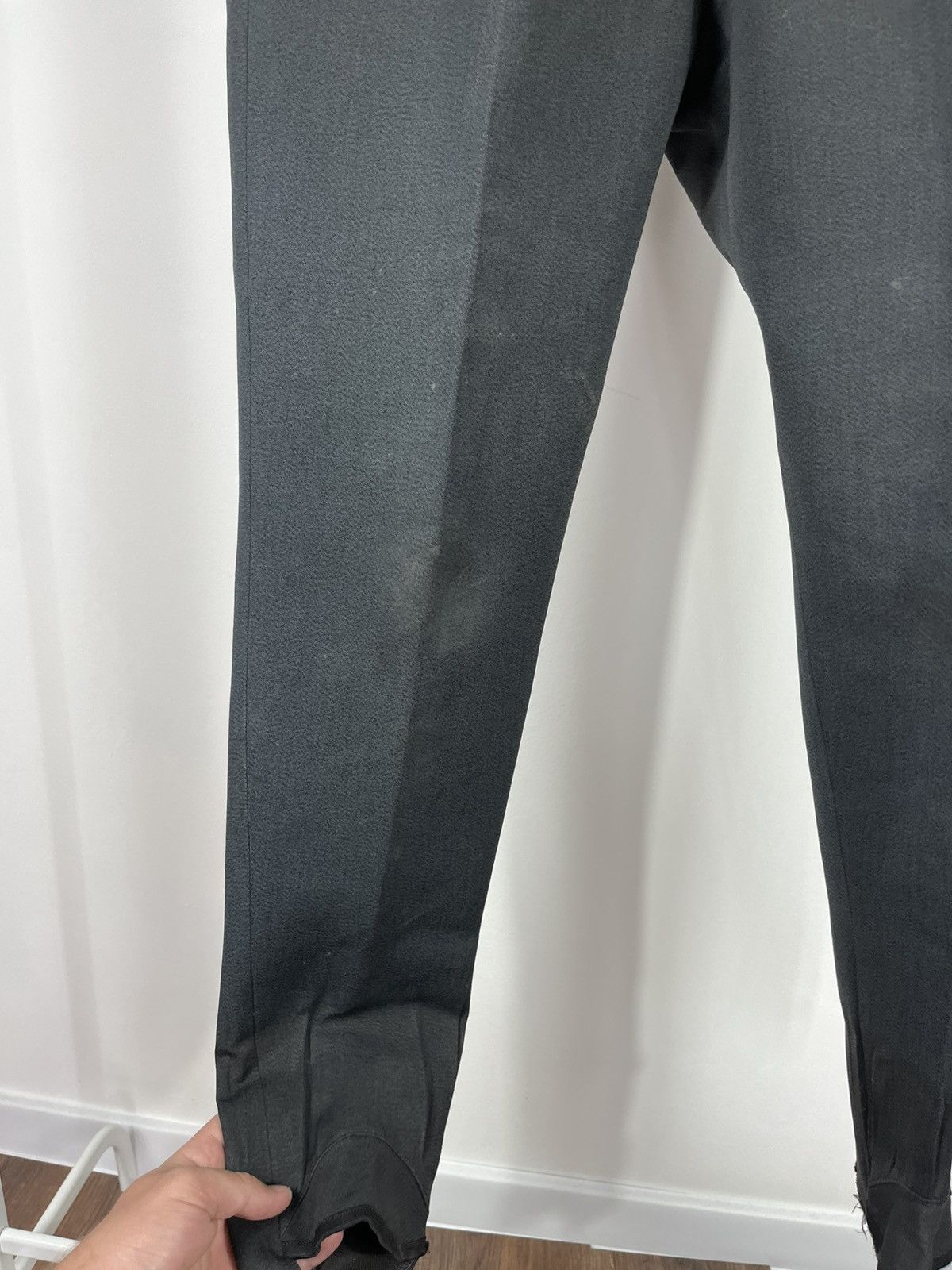 Vintage Vintage Military Riding Pants With Stirrup-Style Hem Black Size US 32 / EU 48 - 2 Thumbnail