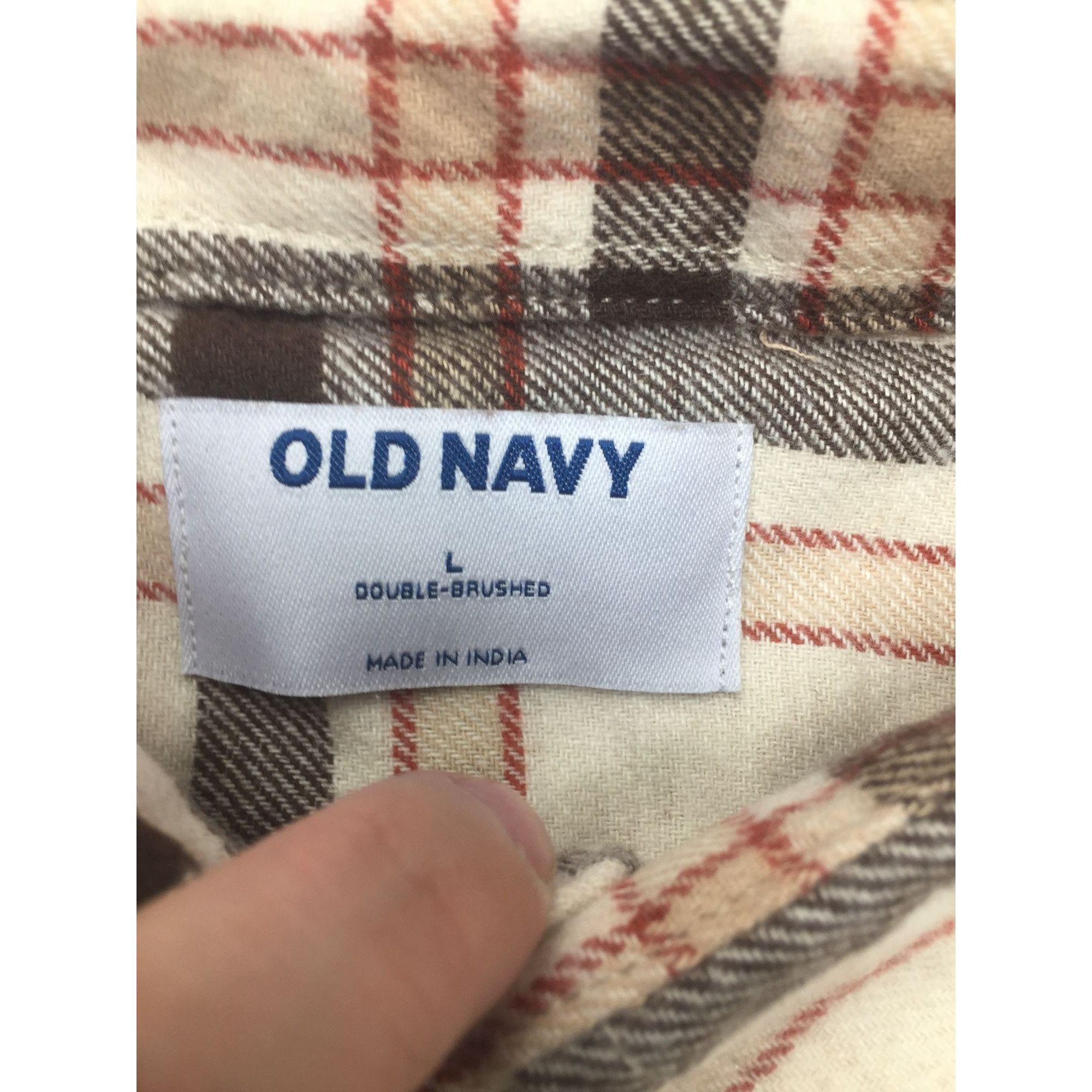 Old Navy Old Navy Mens Plaid Flannel Size Large- New with Tags Size US L / EU 52-54 / 3 - 7 Thumbnail