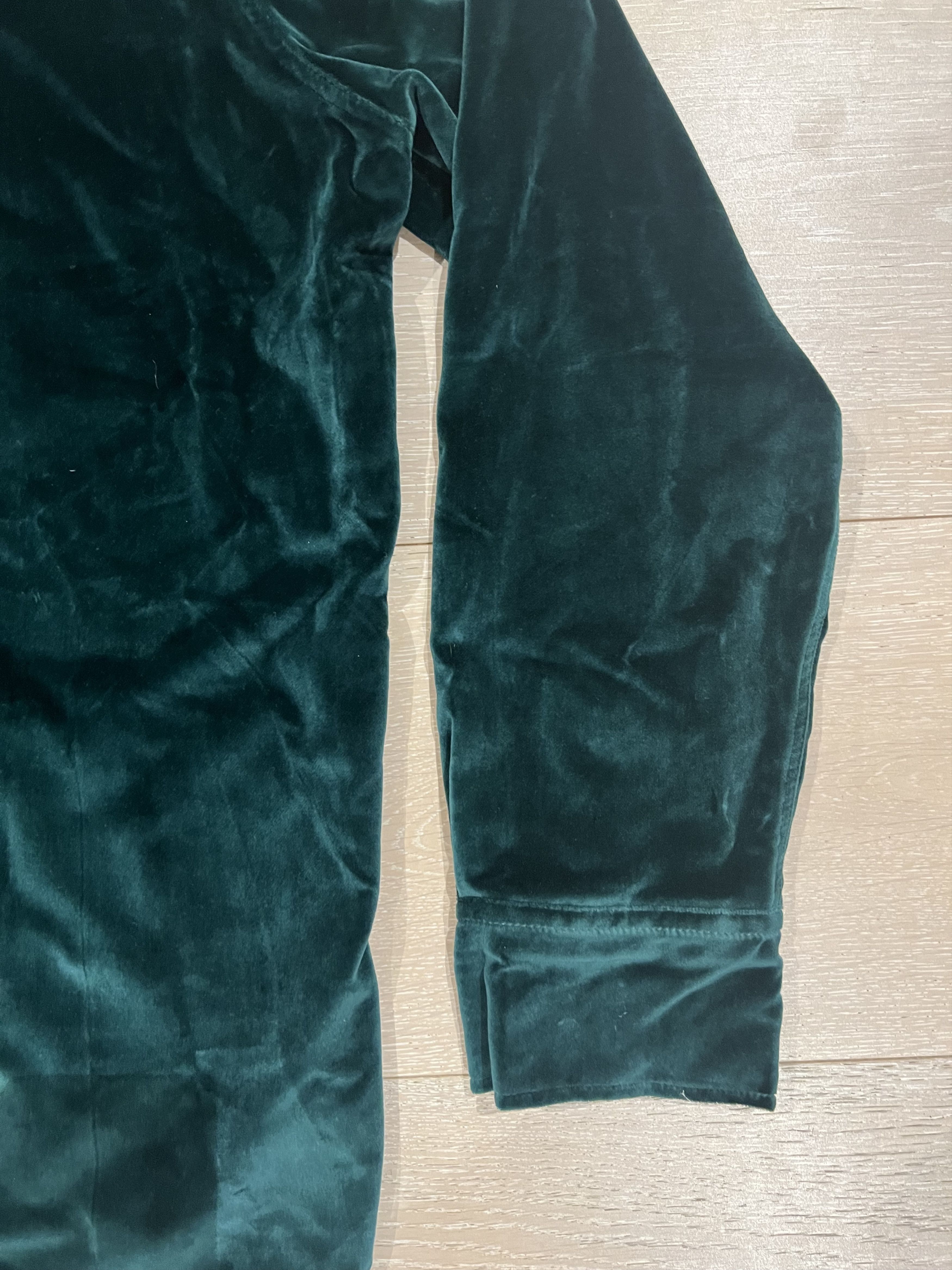 WYTHE 💚 Wythe Velvet Pearlsnap Shirt Pine Green Large NEW Size US L / EU 52-54 / 3 - 10 Thumbnail