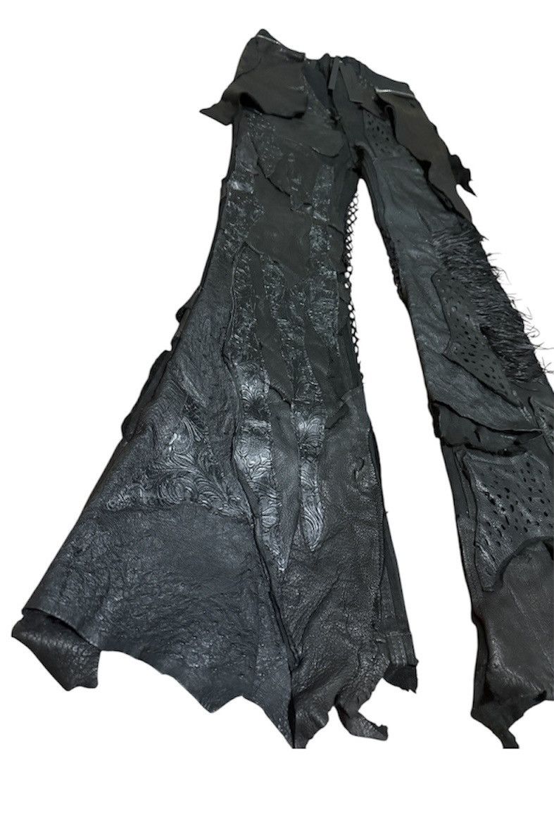 Japanese Brand 1vFudie - S03 Paneled leather pants | Grailed